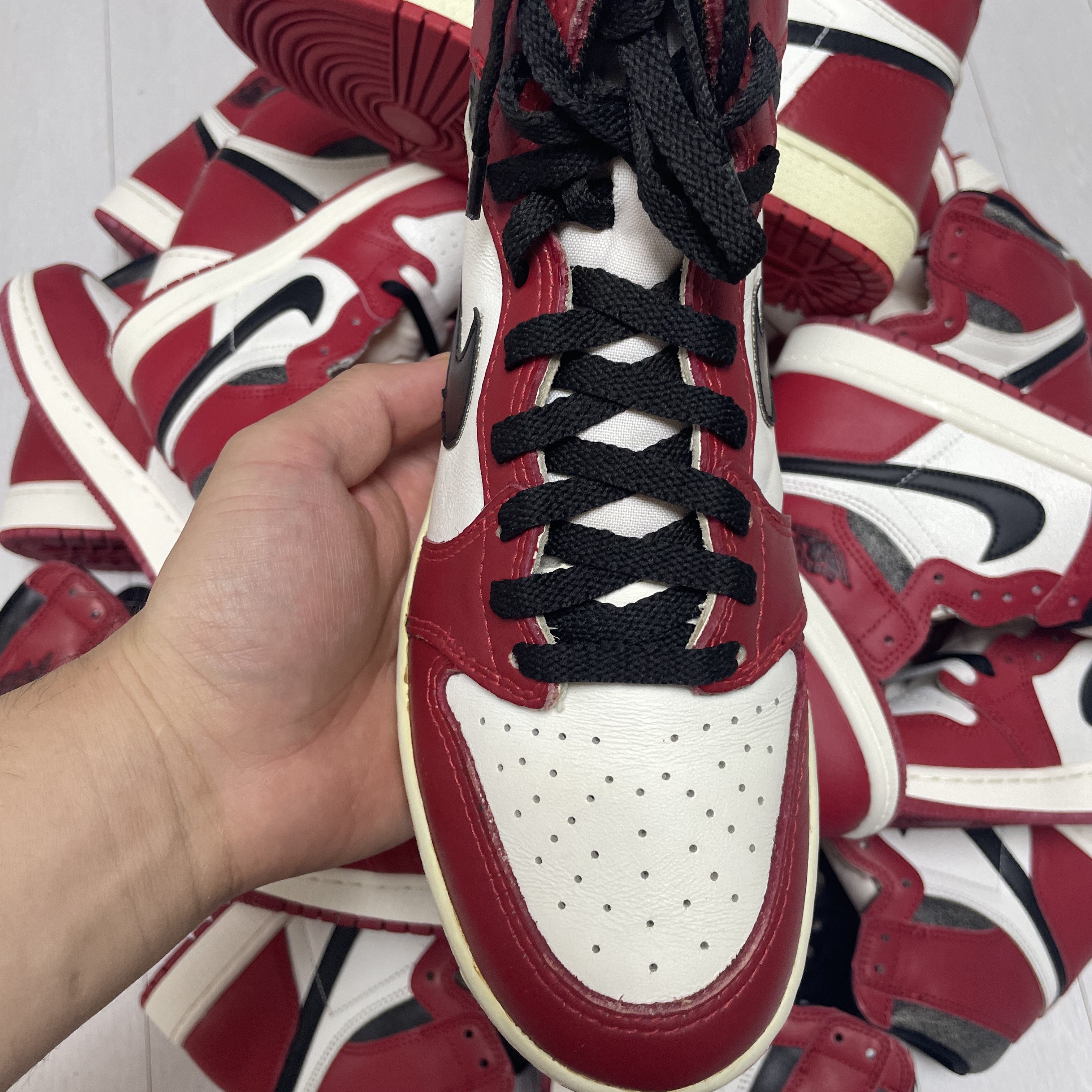 Jordan 1 OG Chicago 1985, Jordan 1 Retro High OG Chicago 2022 착용 스타일 - 3