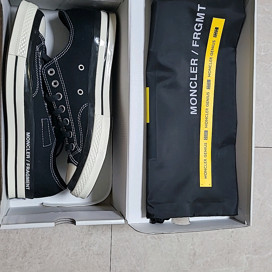 Converse x Moncler x Fragment Chuck 70 Ox Black 착용 스타일 - 5