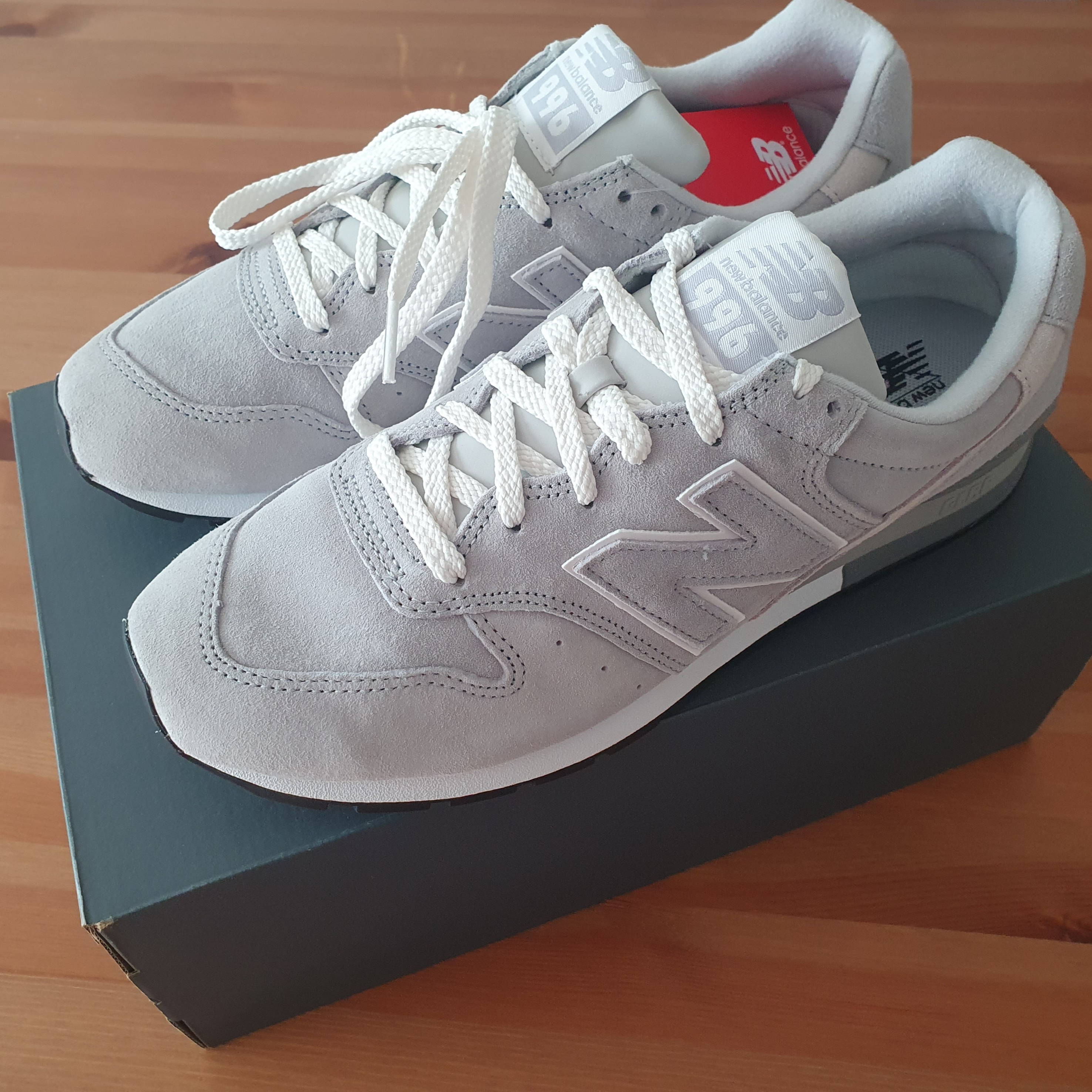 New Balance 996 Grey 착용 스타일