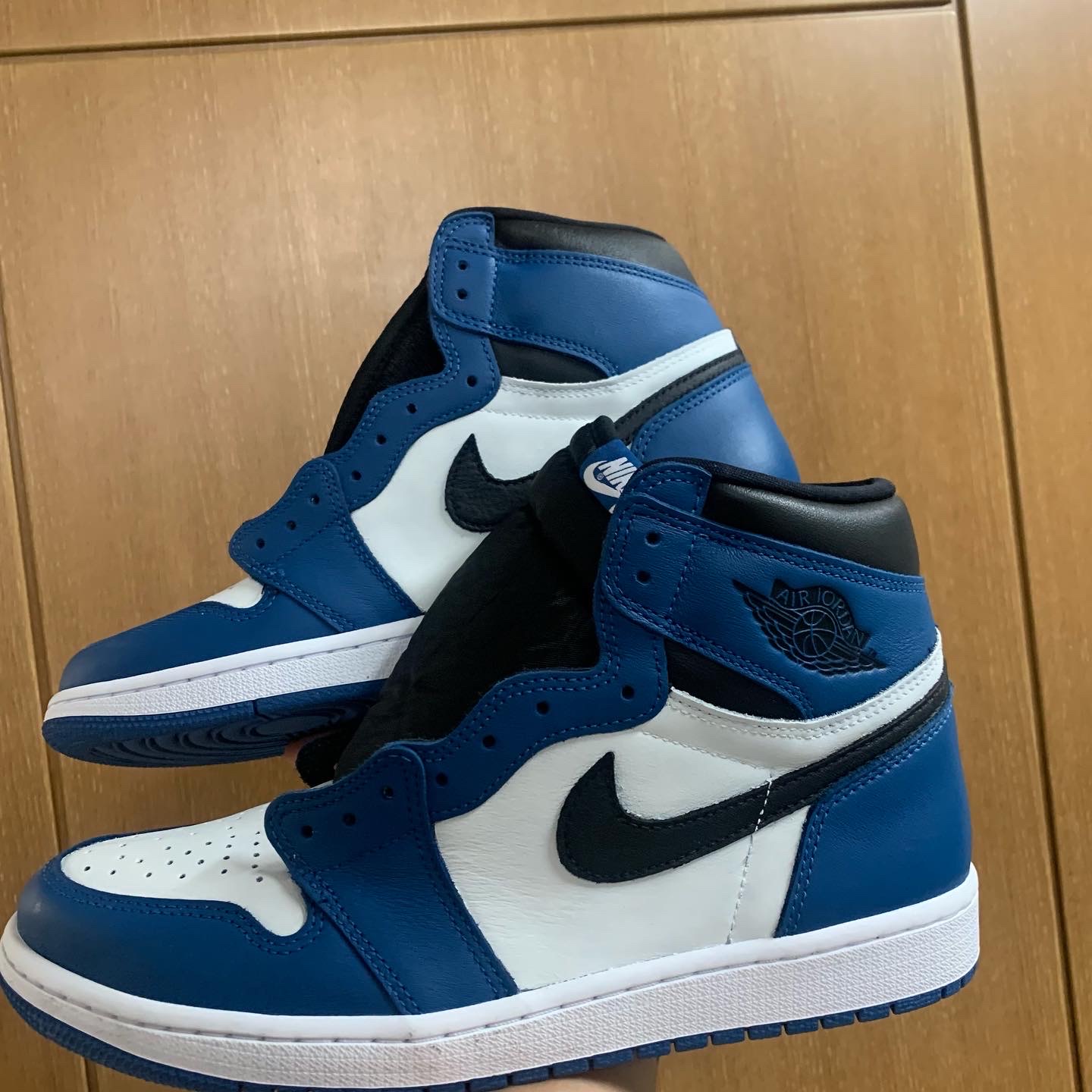 Jordan 1 Retro High OG Dark Marina Blue 착용 스타일