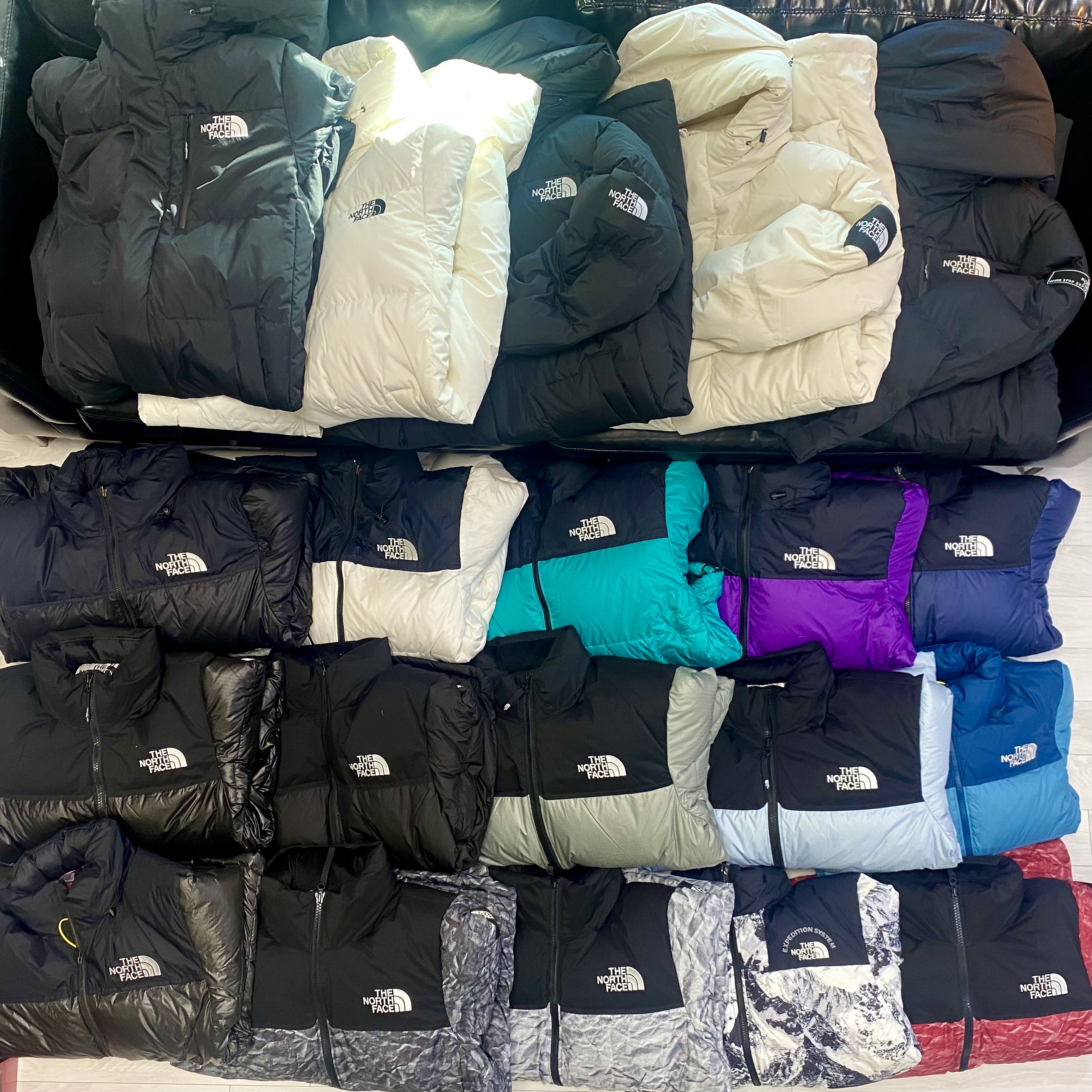 The North Face 1996 Eco Nuptse Jacket Black, The North Face 1996 Eco Nuptse Jacket White 착용 스타일