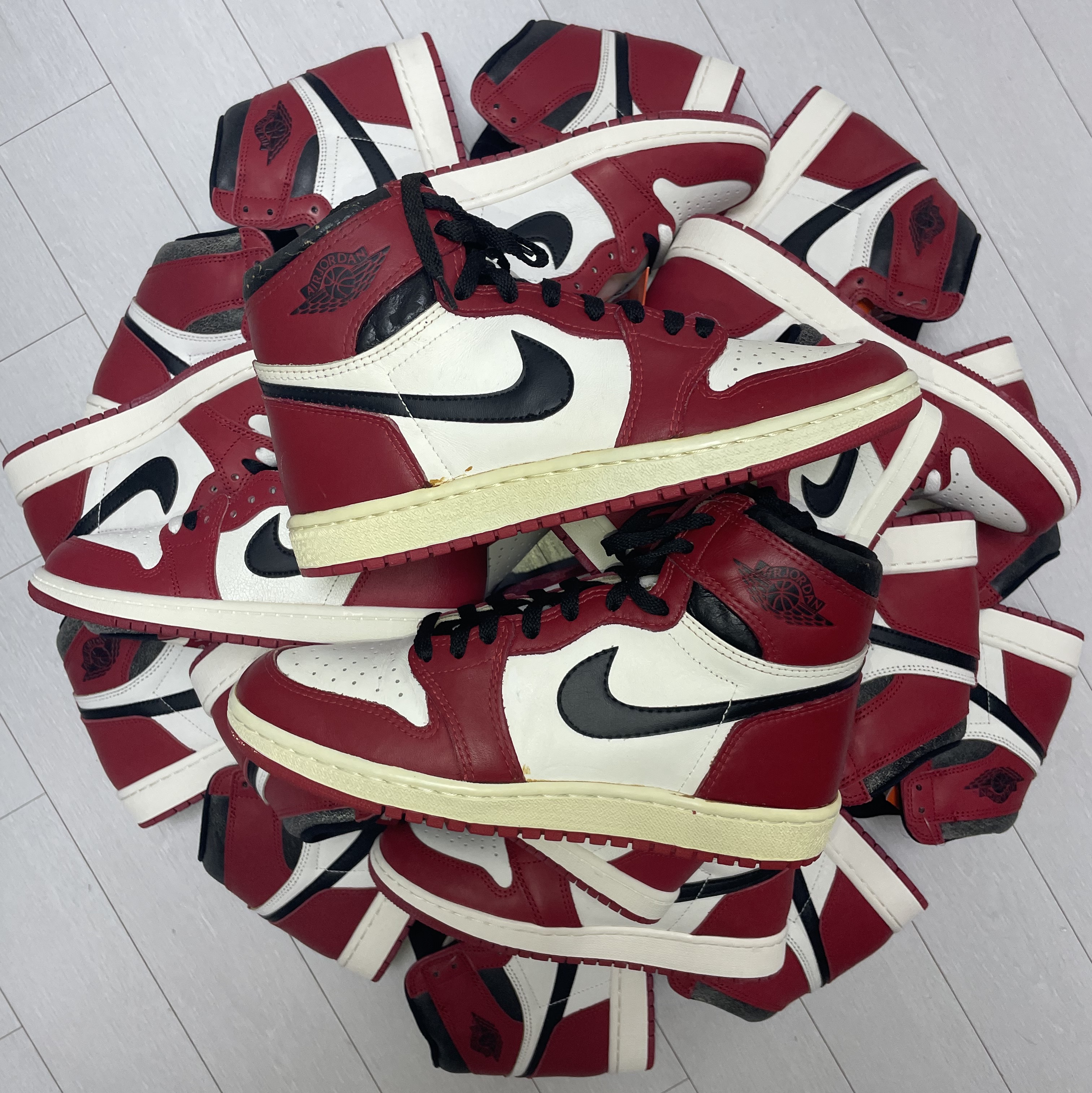 Jordan 1 OG Chicago 1985, Jordan 1 Retro High OG Chicago 2022 착용 스타일 - 1
