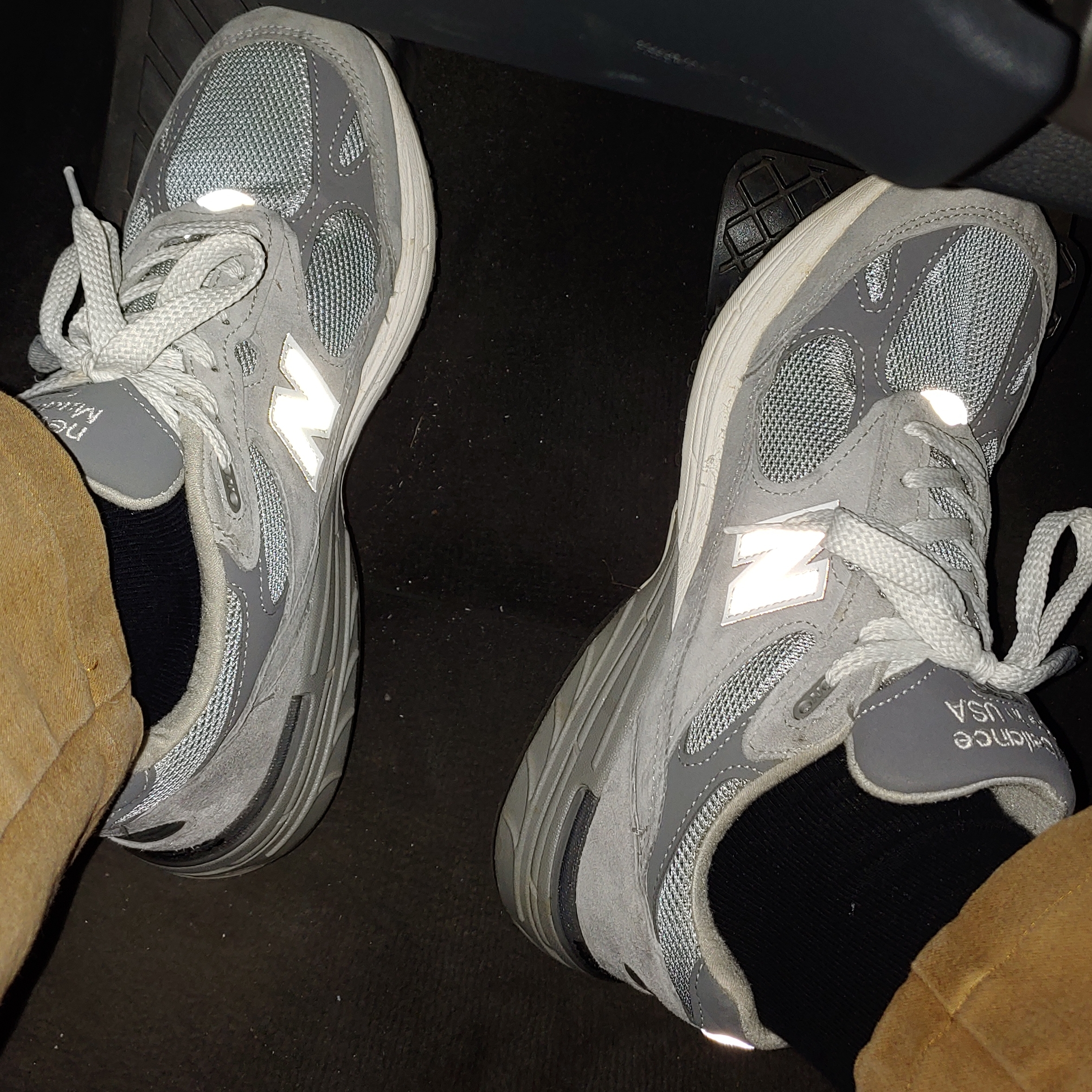 New Balance 993 Made in USA Grey - D Standard 착용 스타일