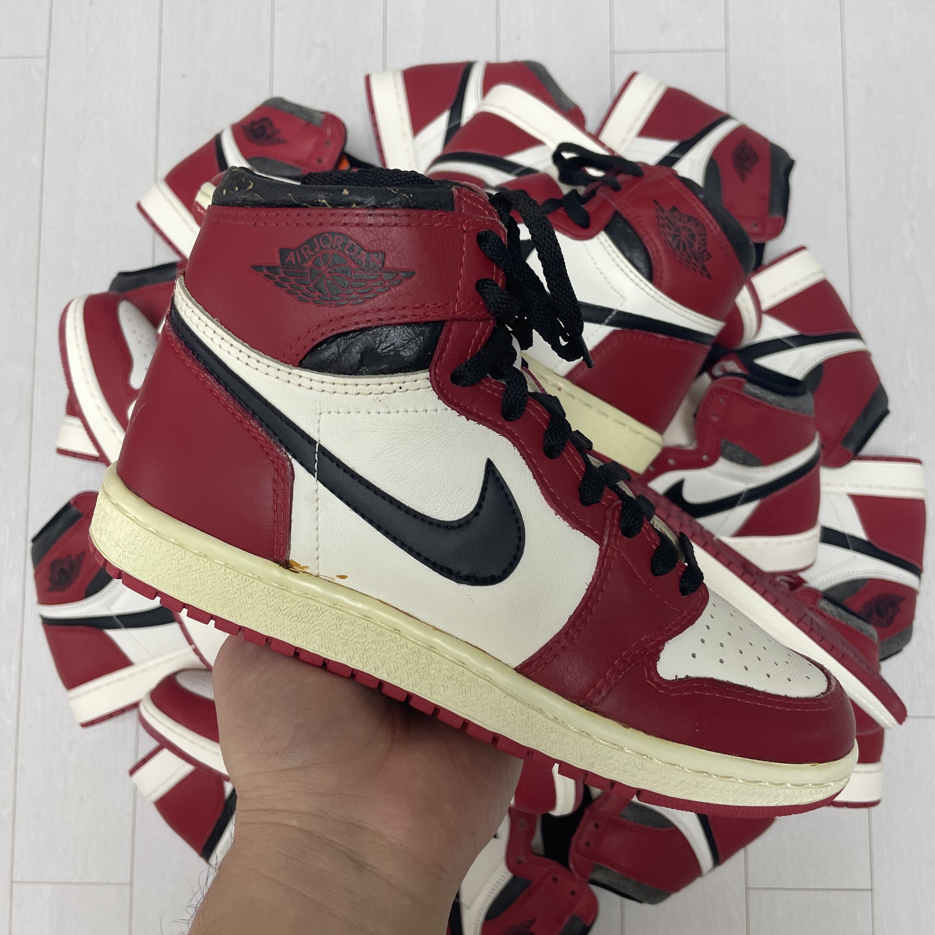 Jordan 1 OG Chicago 1985, Jordan 1 Retro High OG Chicago 2022 착용 스타일 - 2