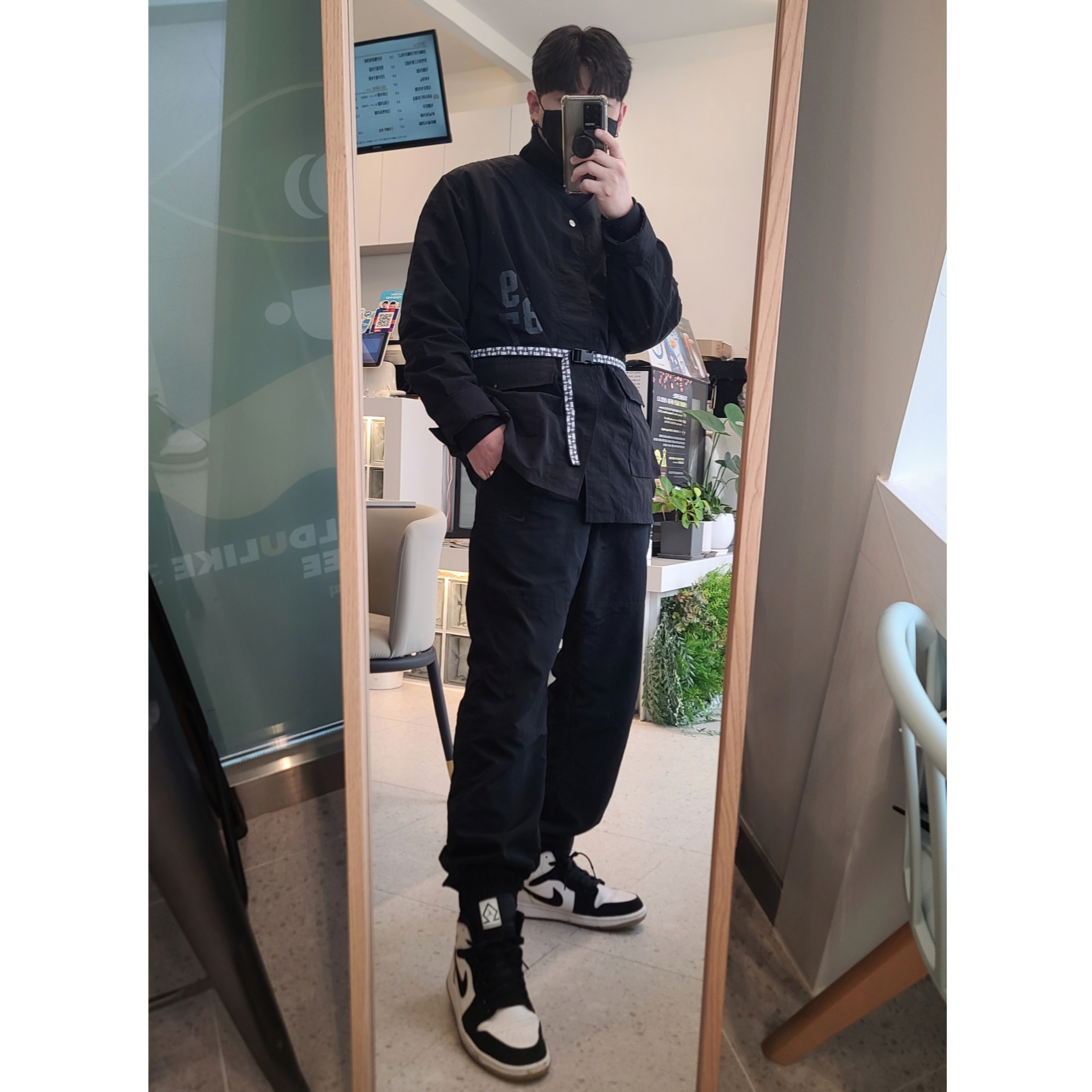 Jordan 1 Mid SE Diamond 착용 스타일 - 1