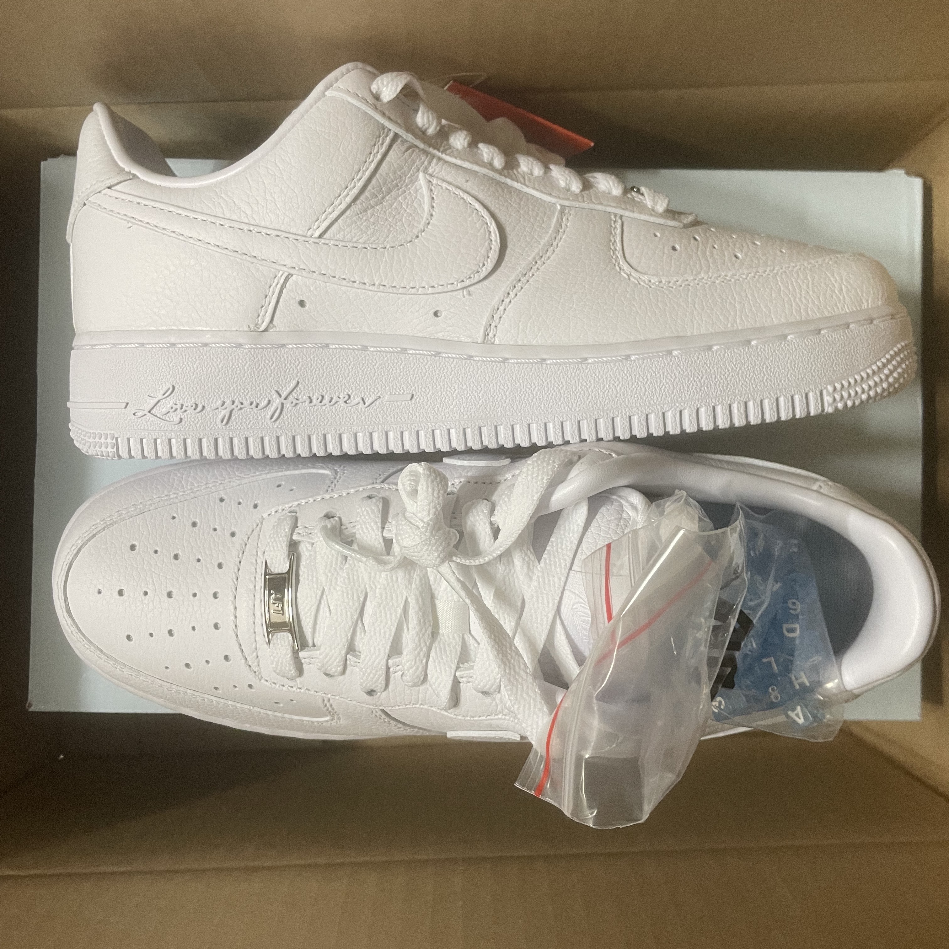 Nike x Drake Nocta Air Force 1 Low SP Certified Lover Boy White 착용 스타일 - 1