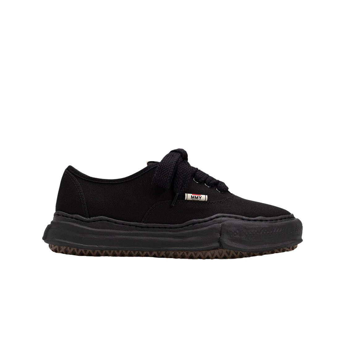 메종 미하라 야스히로 베이커 OG 솔 캔버스 로우 컷 스니커즈 블랙(Maison Mihara Yasuhiro Baker OG Sole Canvas Low Cut Sneakers Black)