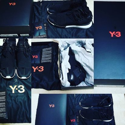 Y-3 Qasa High Triple Black, Y-3 Qasa High Black White 착용 스타일 - 4