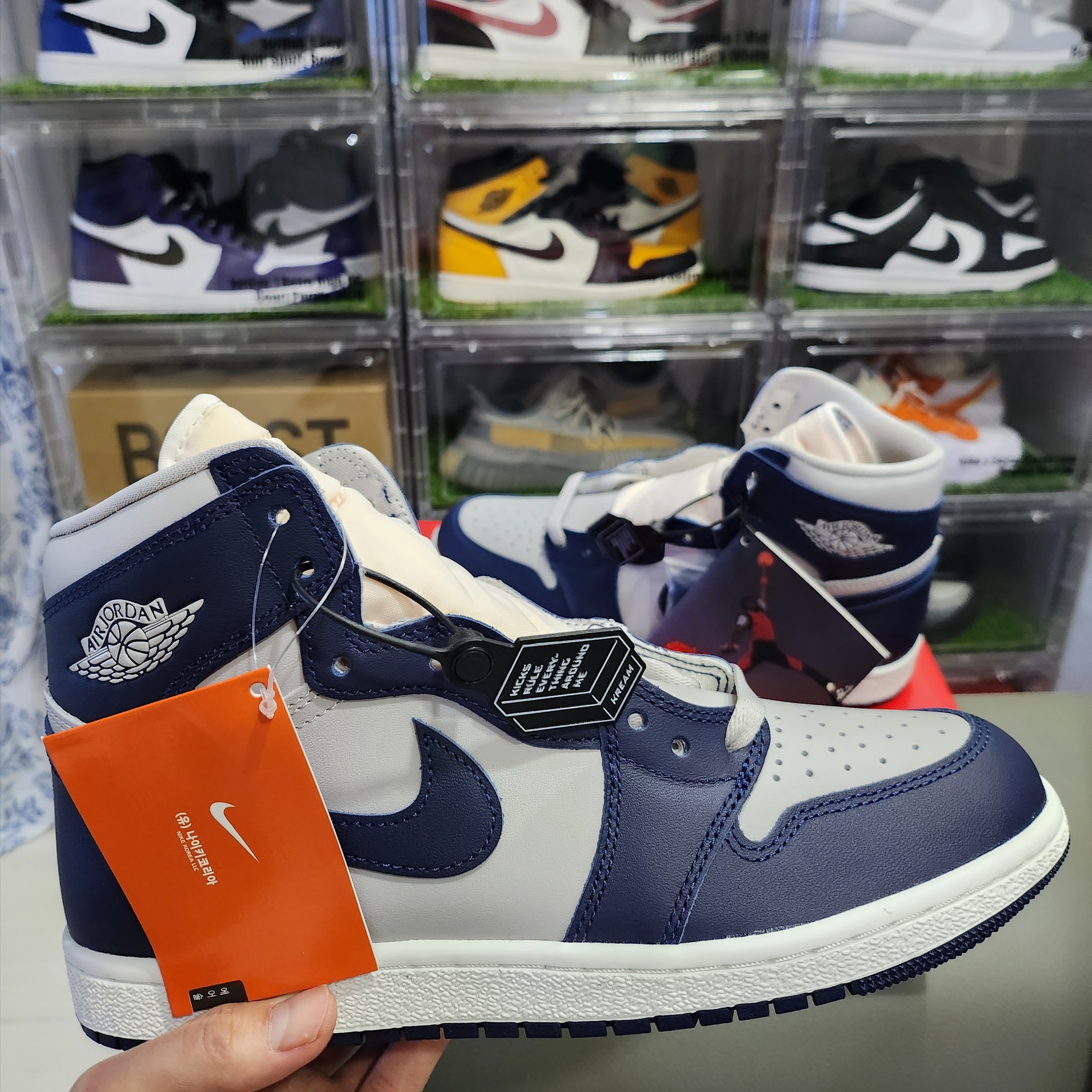 Jordan 1 High 85 College Navy 착용 스타일