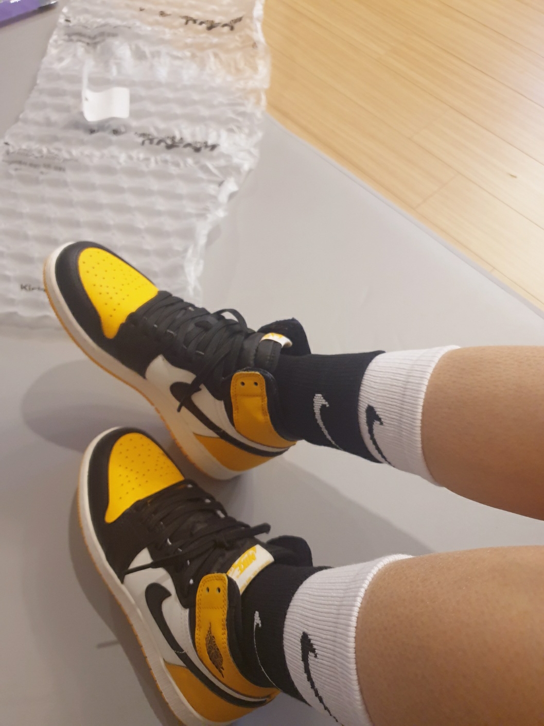 (GS) Jordan 1 Retro High OG Taxi 착용 스타일
