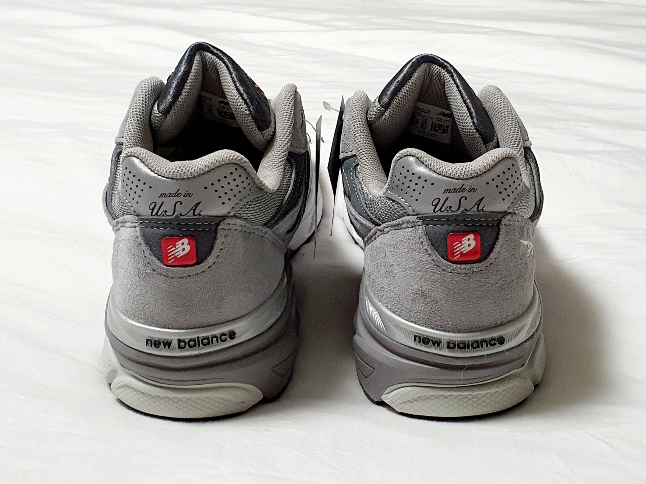 New Balance 990v3 Made in USA Grey - D Standard 착용 스타일 - 5