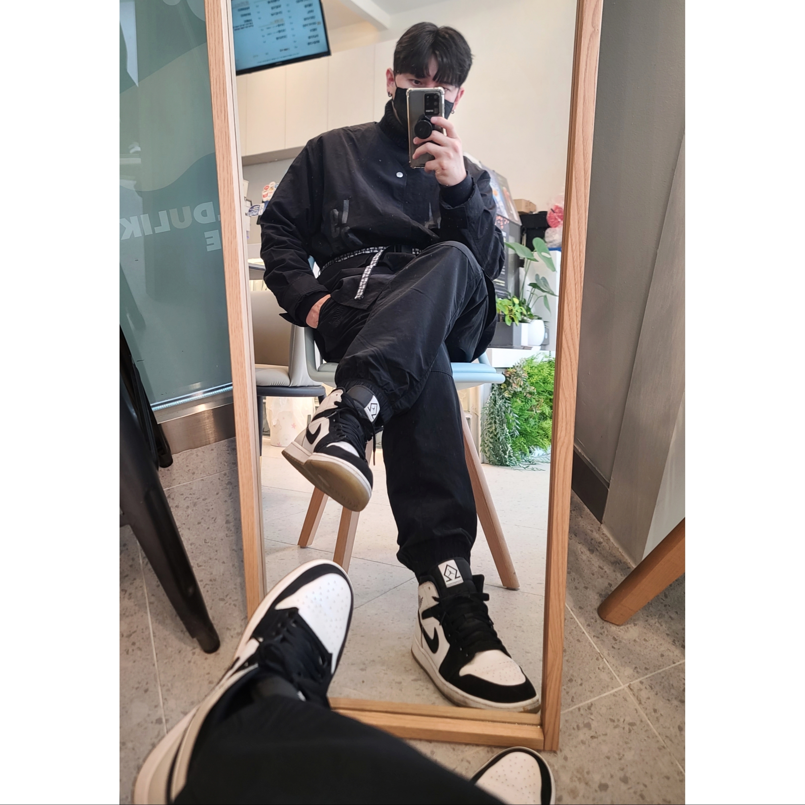 Jordan 1 Mid SE Diamond 착용 스타일 - 2