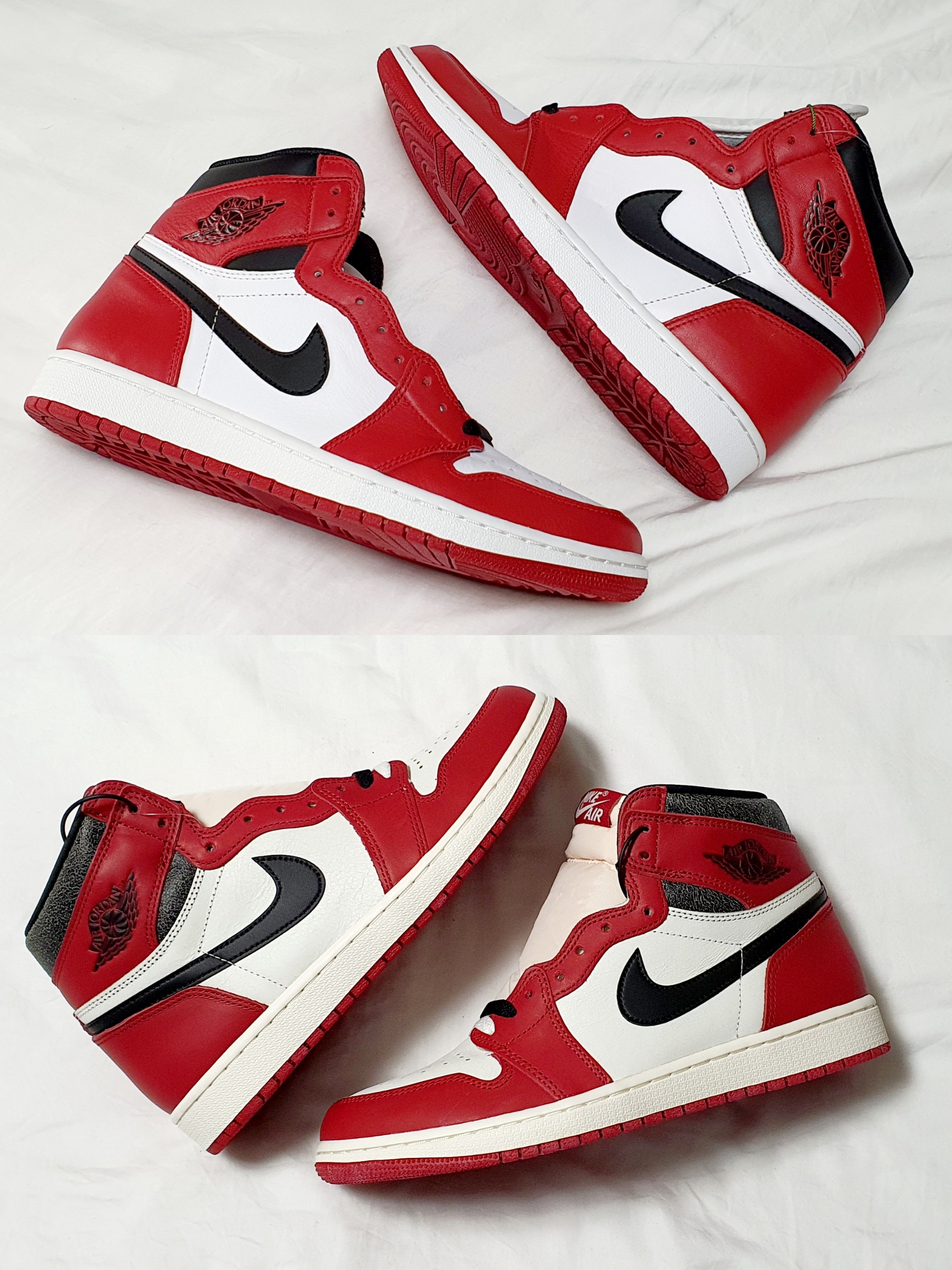 Jordan 1 Retro High OG Chicago 2022, Jordan 1 Retro High OG Chicago 2015 착용 스타일