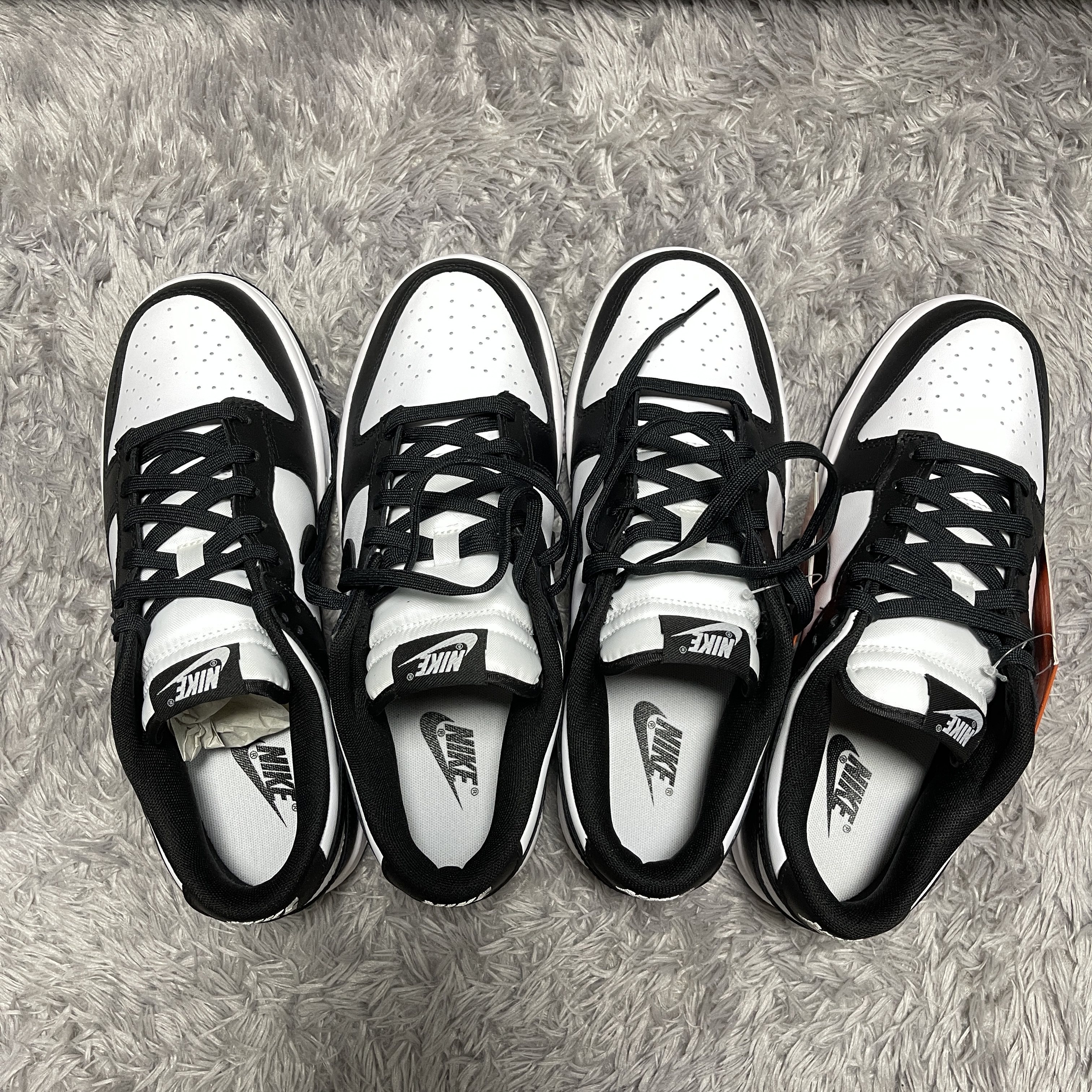 Nike Dunk Low Retro Black 착용 스타일 - 2
