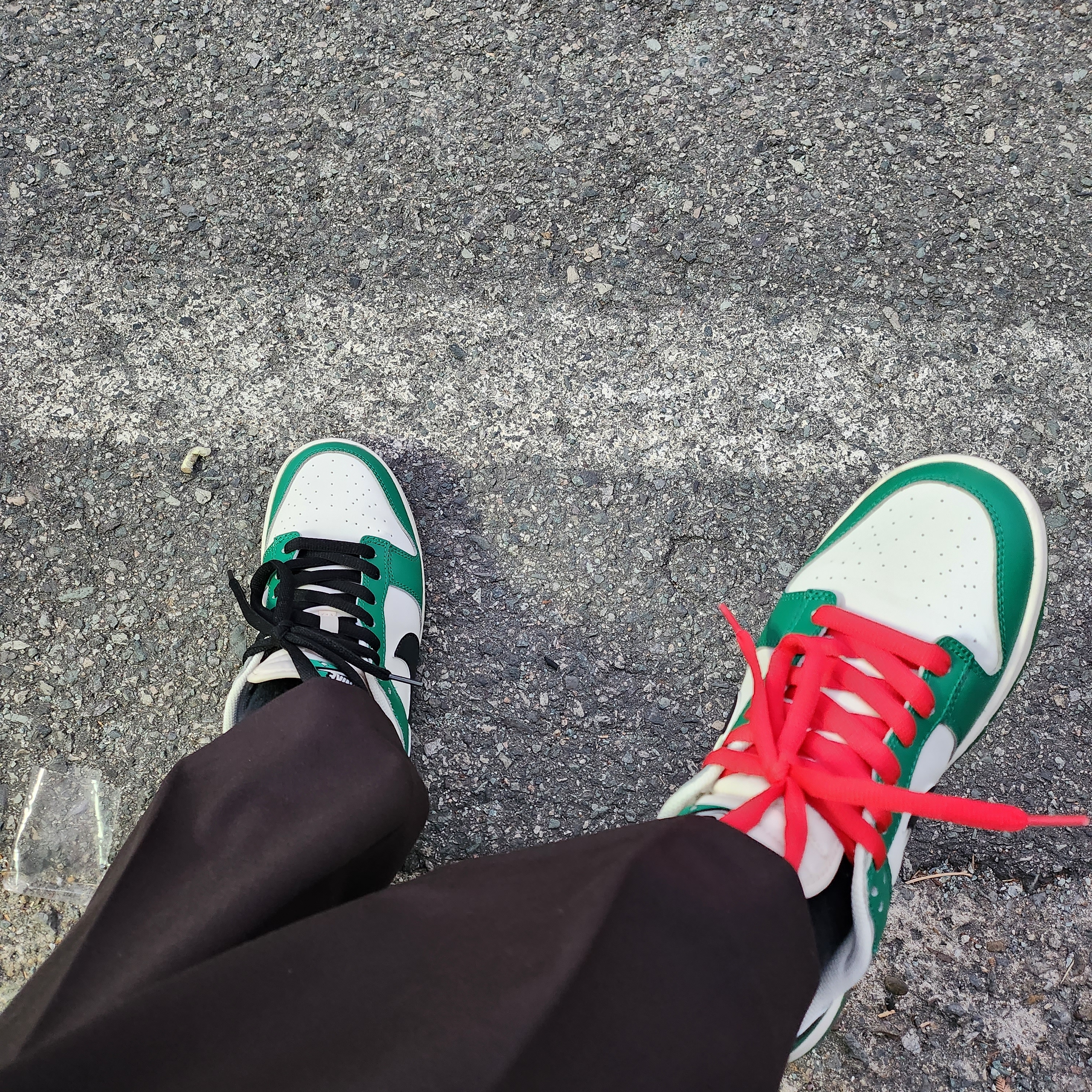 Nike Dunk Low Retro SE Jackpot Malachite 착용 스타일 - 3