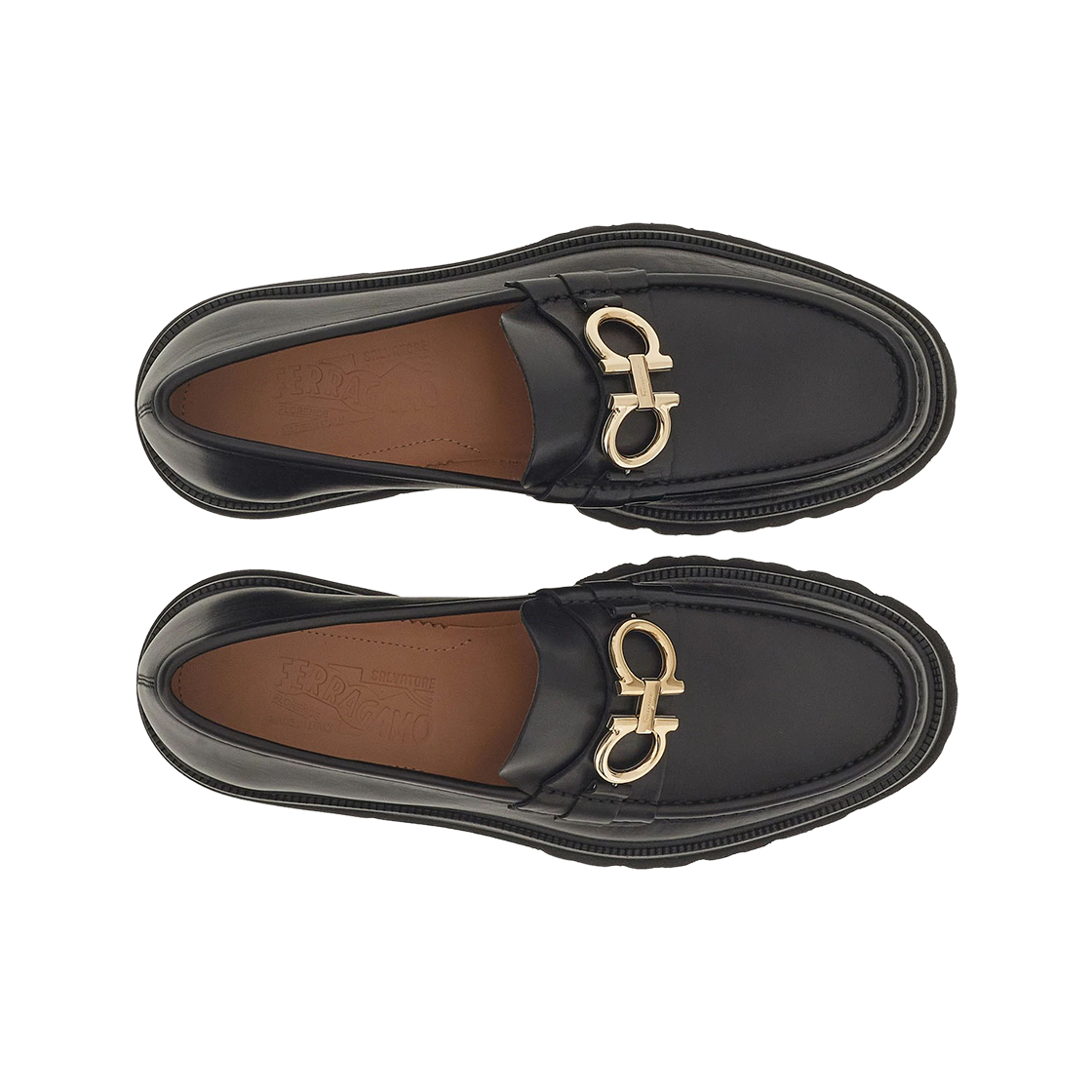 페라가모 간치니 로퍼 블랙 - EE(Ferragamo Gancini Loafer Black - EE) - 2