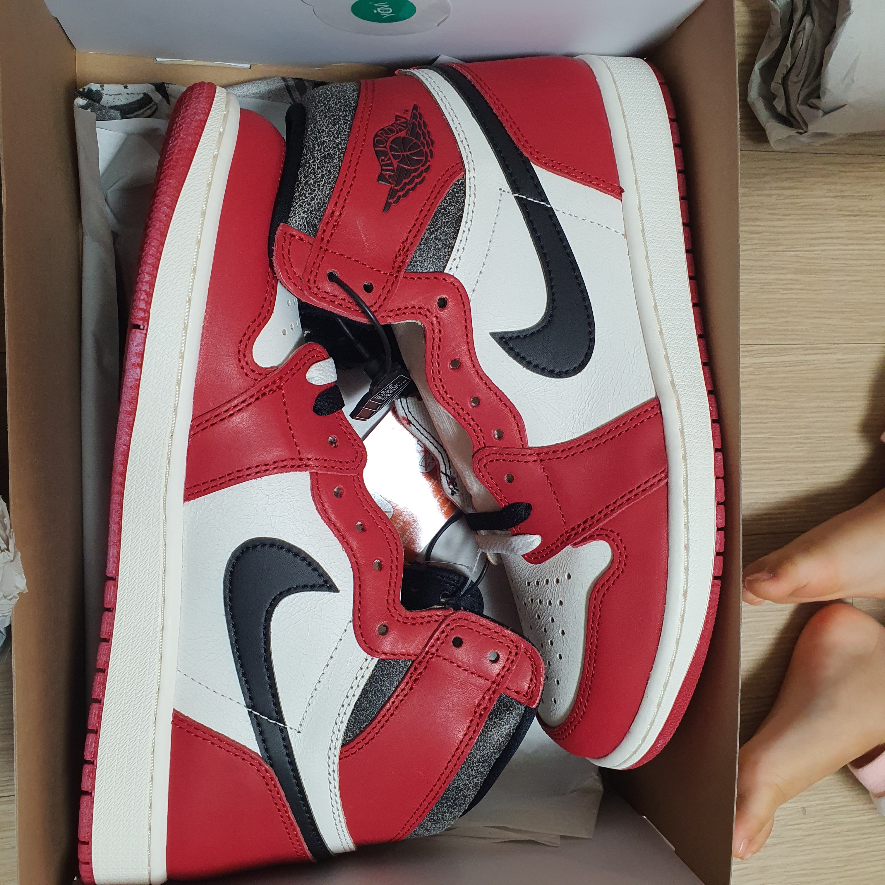 Jordan 1 Retro High OG Chicago 2022 착용 스타일 - 3