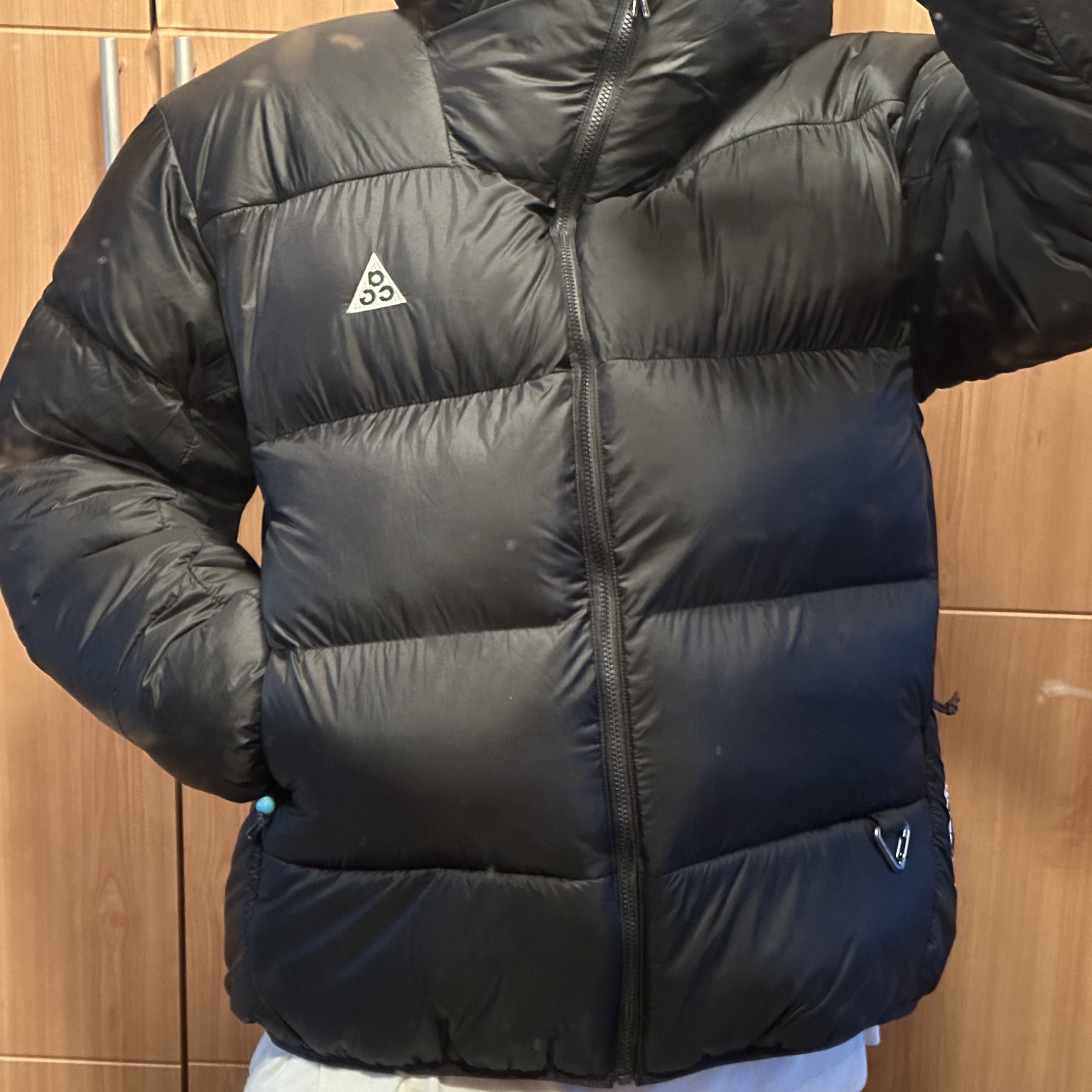 Nike ACG Therma-Fit ADV Lunar Lake Puffer Jacket Black - Asia 착용 스타일 - 1