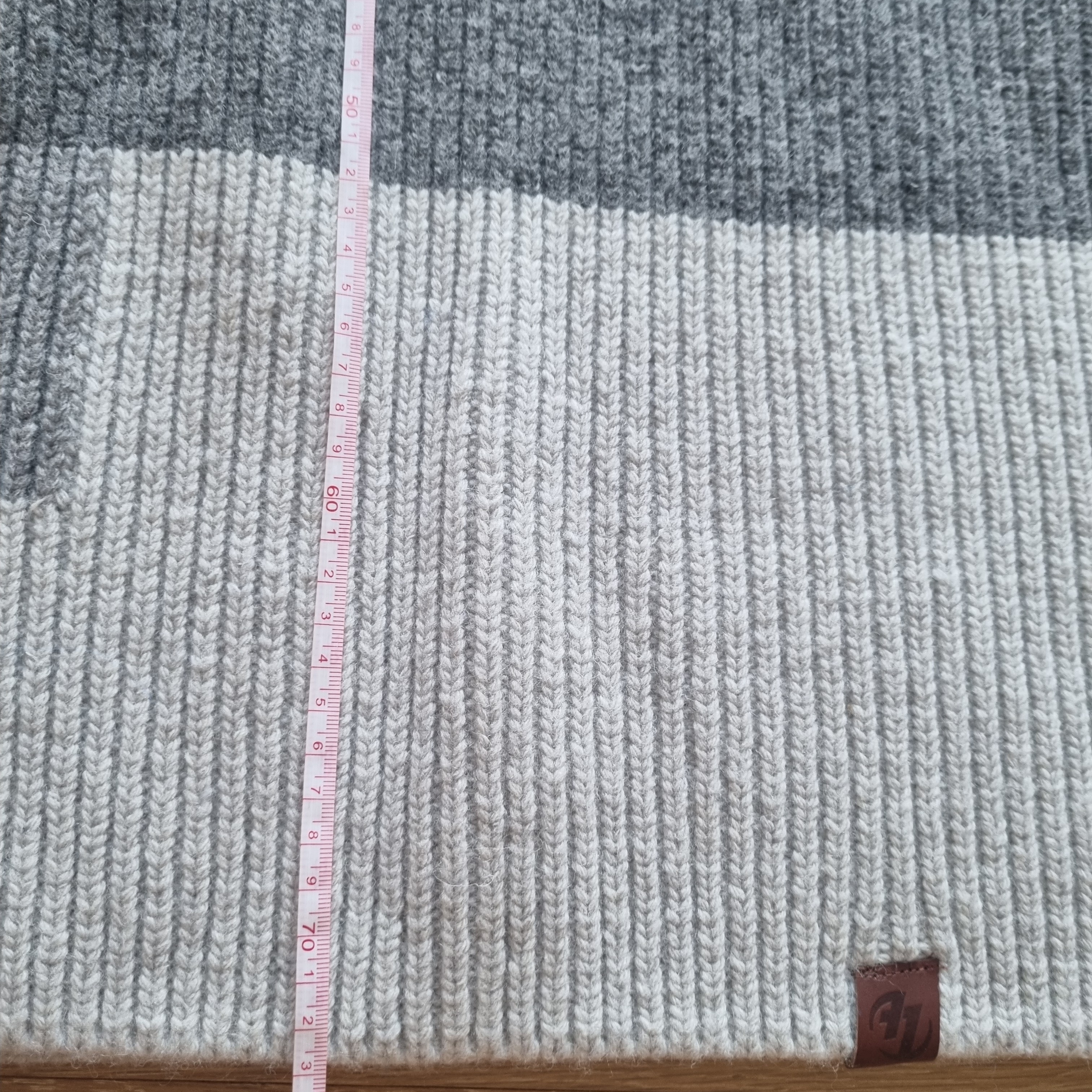 Zara x Ader Error Patchwork Oversize Knit Sweater Multicolor 착용 스타일 - 5