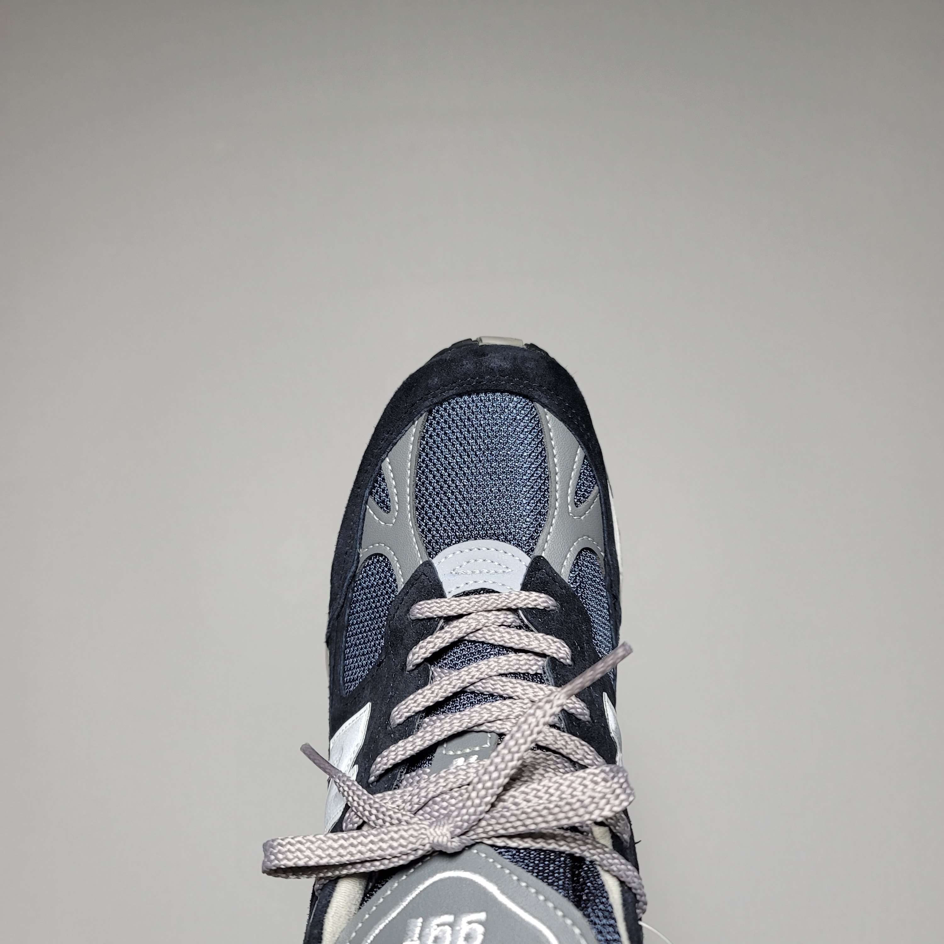 New Balance 991 Made in UK Navy 착용 스타일 - 2