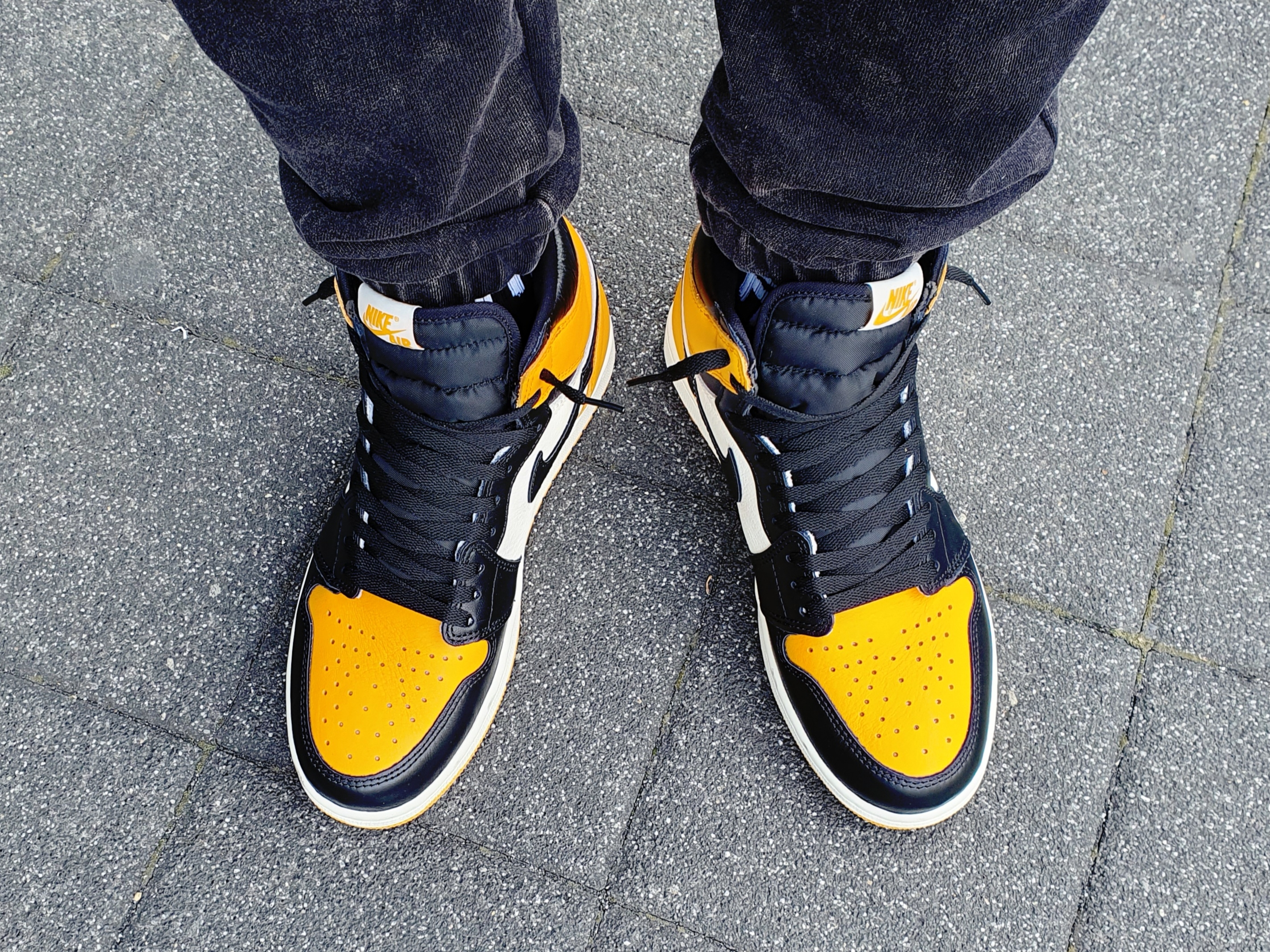 Jordan 1 Retro High OG Taxi 착용 스타일 - 2