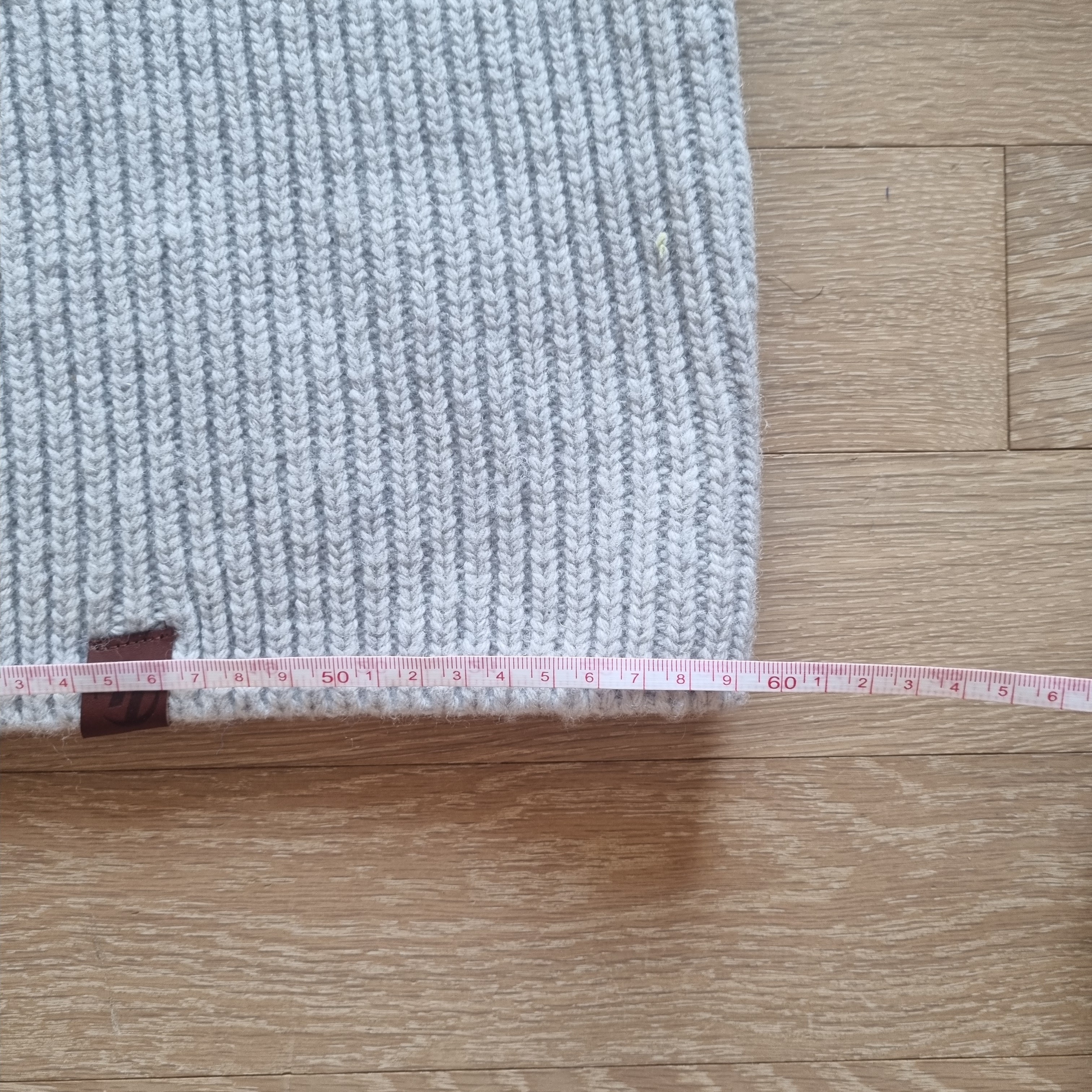 Zara x Ader Error Patchwork Oversize Knit Sweater Multicolor 착용 스타일 - 3