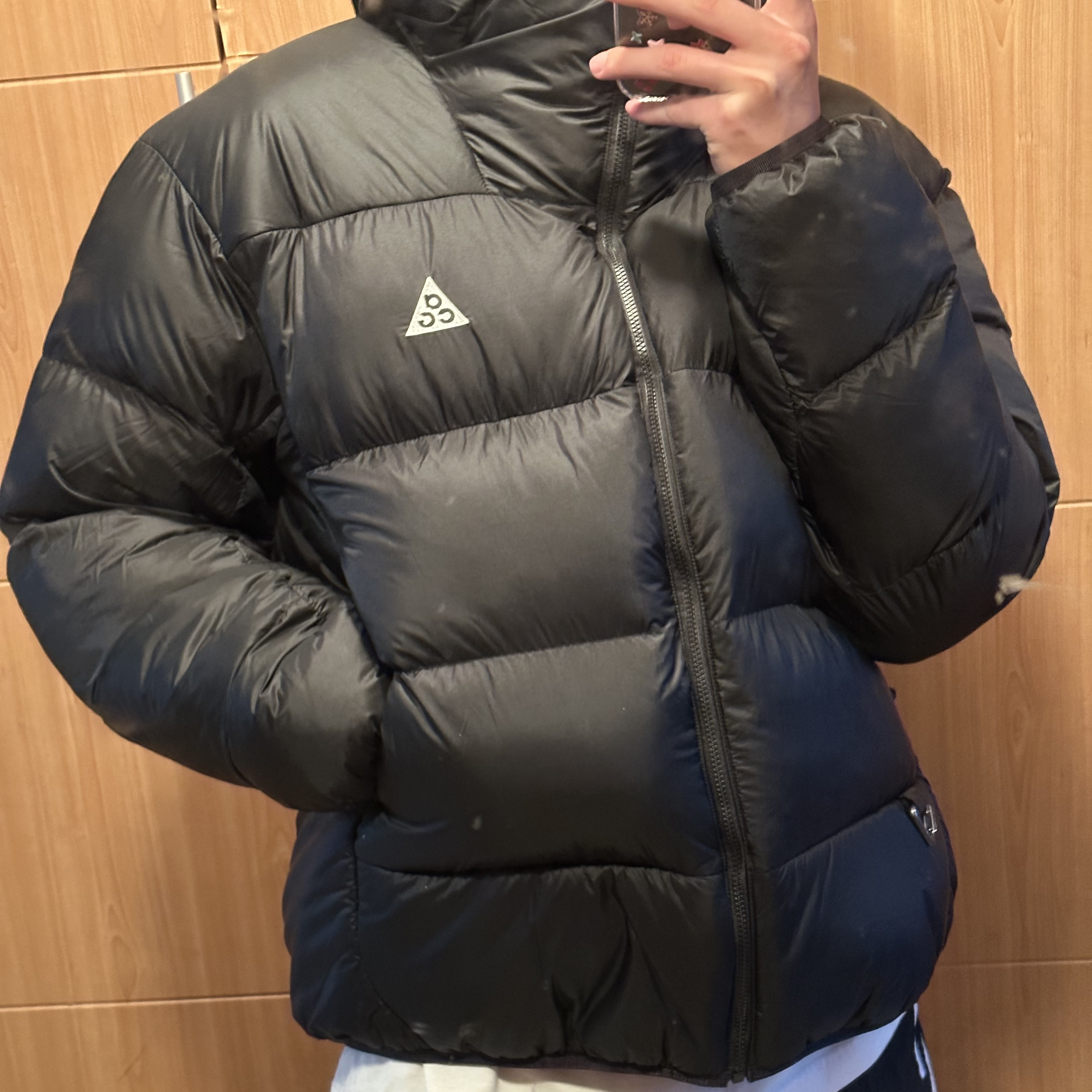 Nike ACG Therma-Fit ADV Lunar Lake Puffer Jacket Black - Asia 착용 스타일 - 2