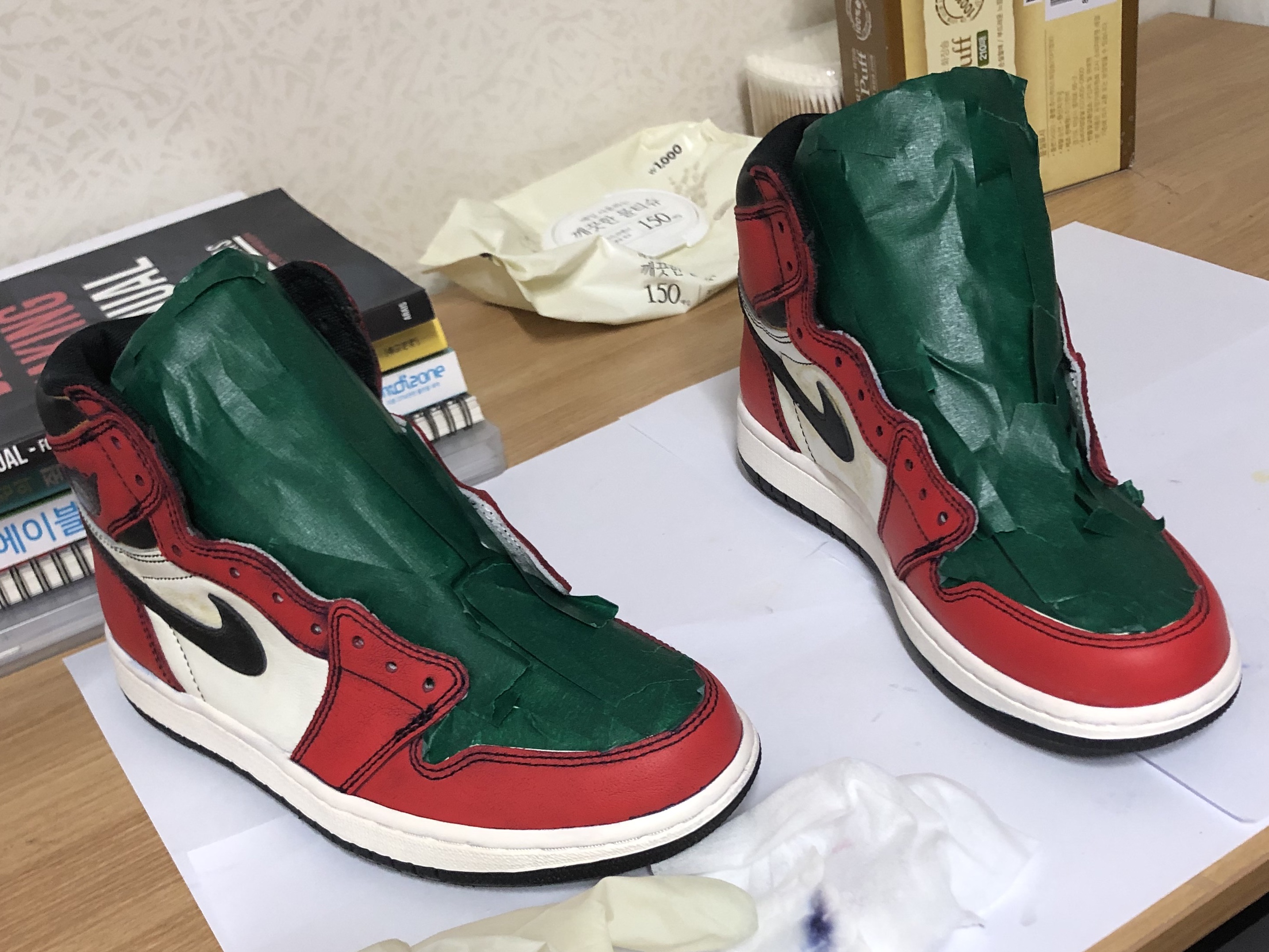 Jordan 1 Retro High OG Chicago 2022, Jordan 1 Retro High OG Defiant SB LA to Chicago 착용 스타일 - 3