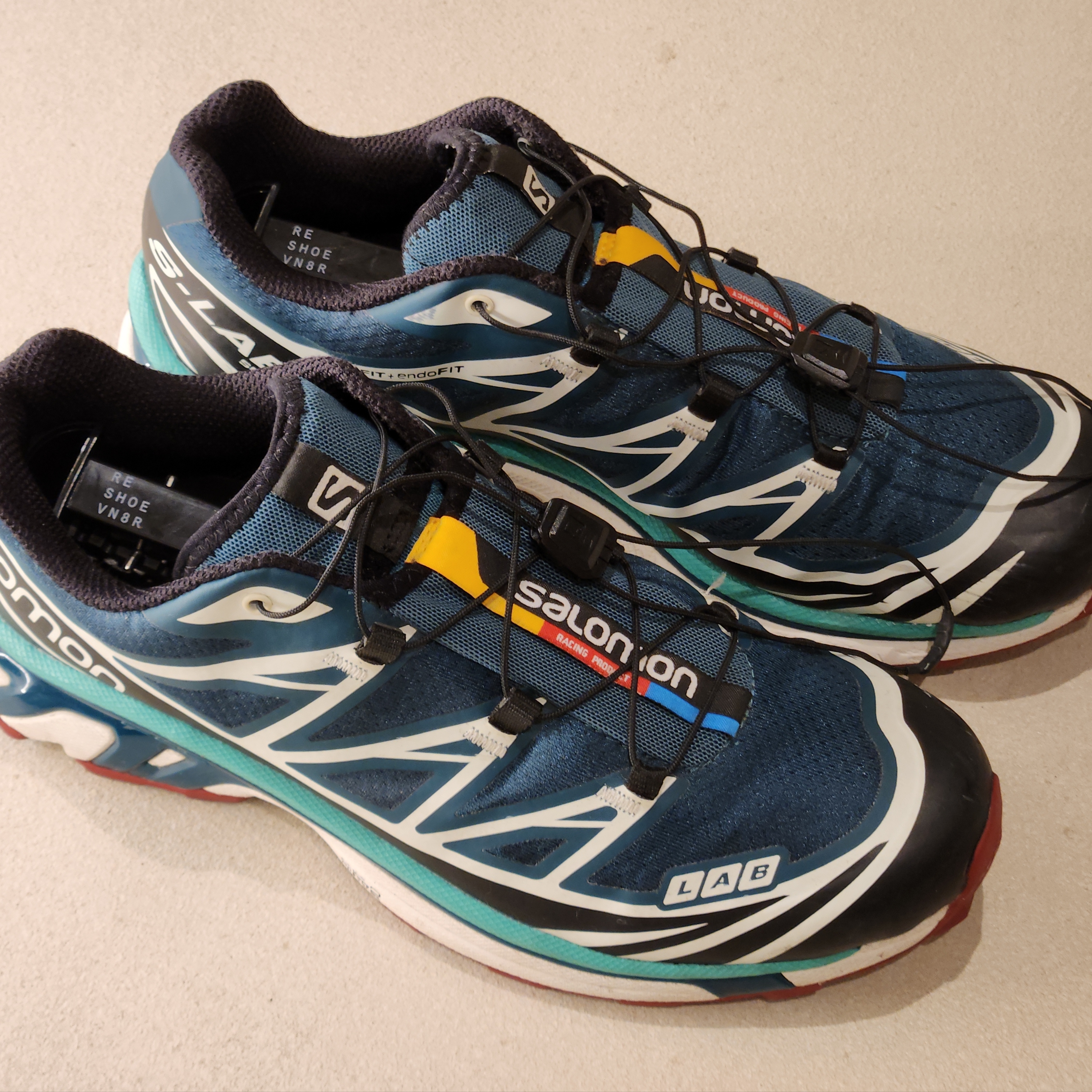 Salomon XT-6 Deep Teal 착용 스타일