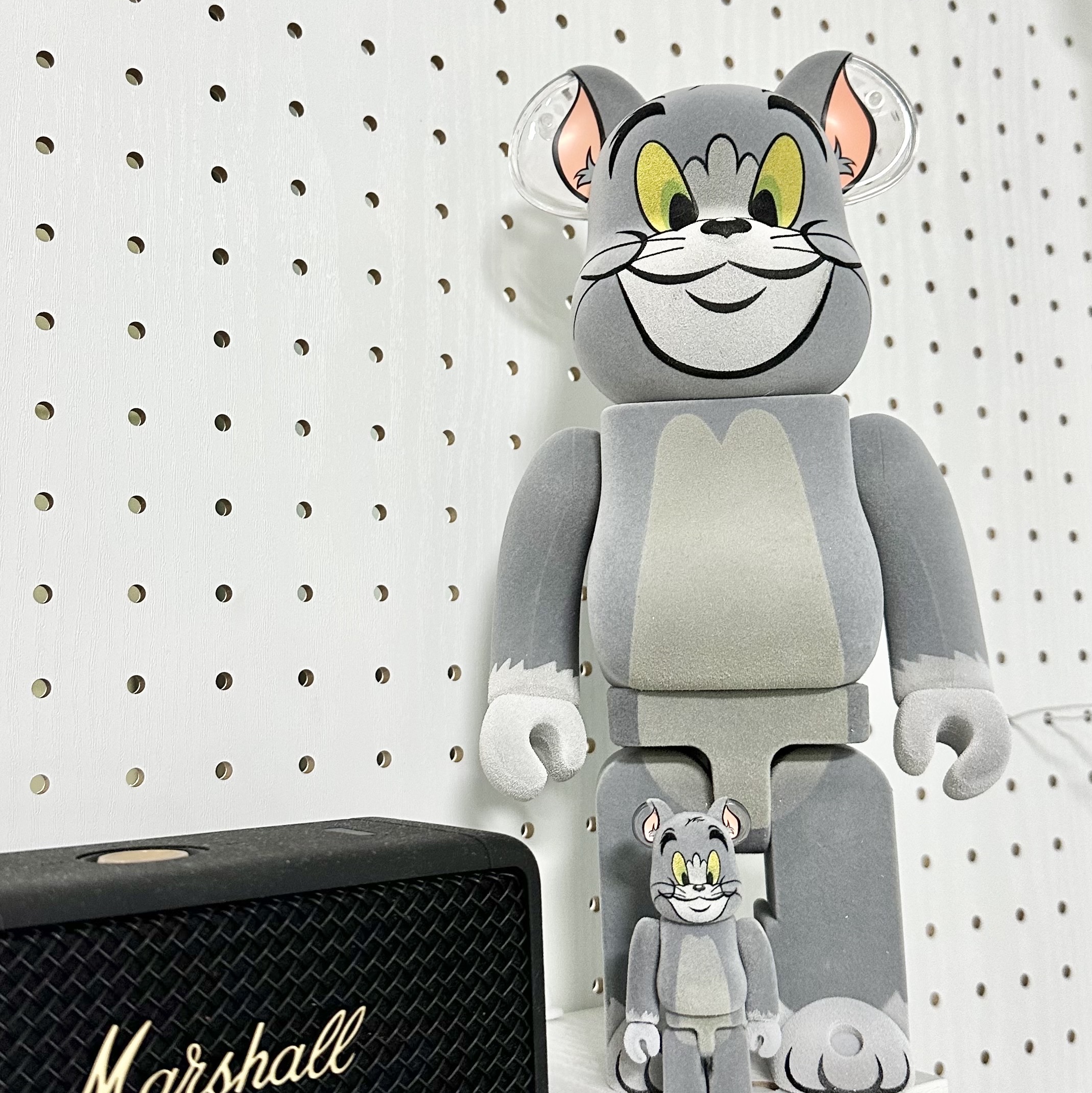 Bearbrick Tom & Jerry Tom Flocky Ver. 100% & 400% Set 착용 스타일 - 3