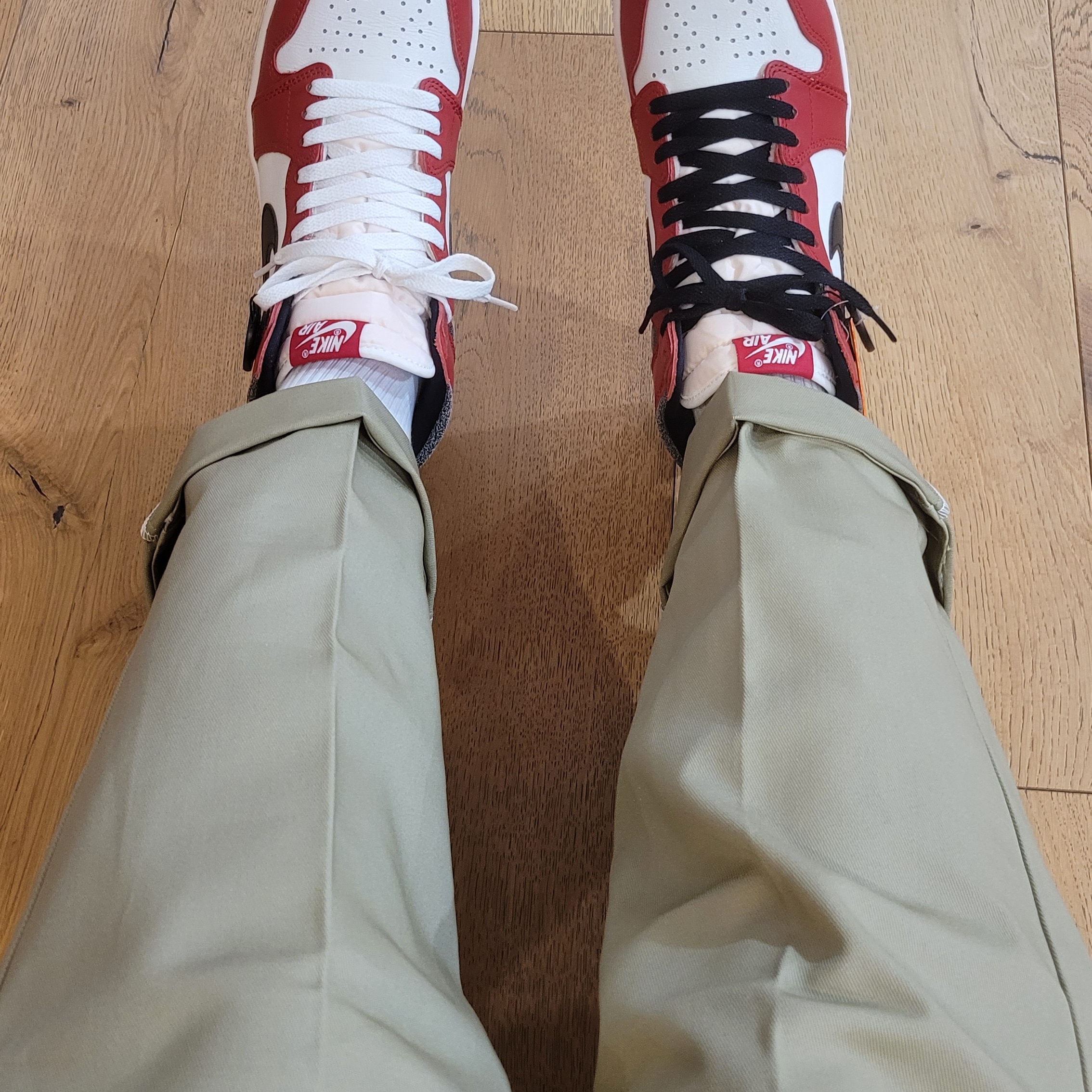 Jordan 1 Retro High OG Chicago 2022 착용 스타일 - 5
