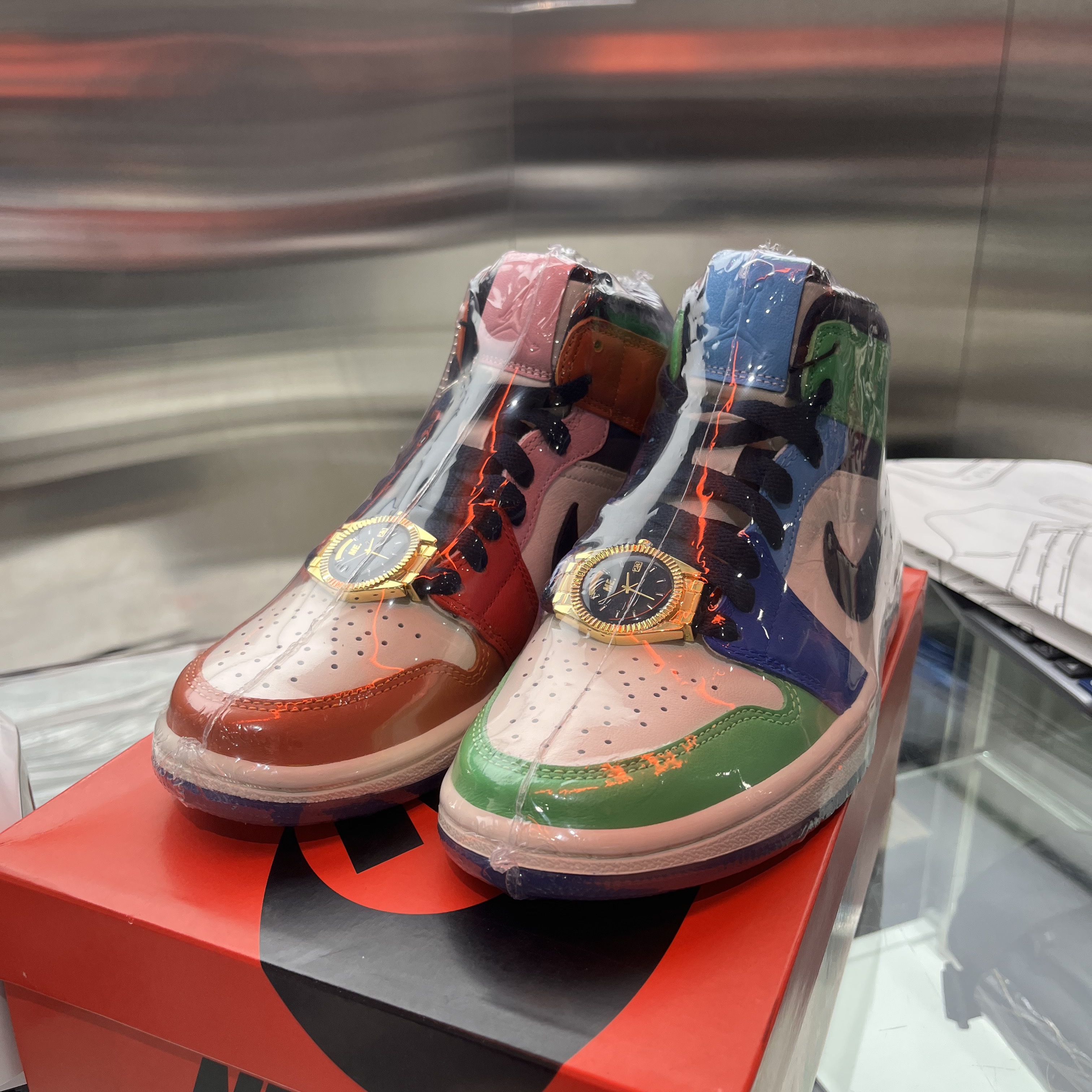 (W) Jordan 1 x Melody Ehsani Mid SE Fearless 착용 스타일 - 1
