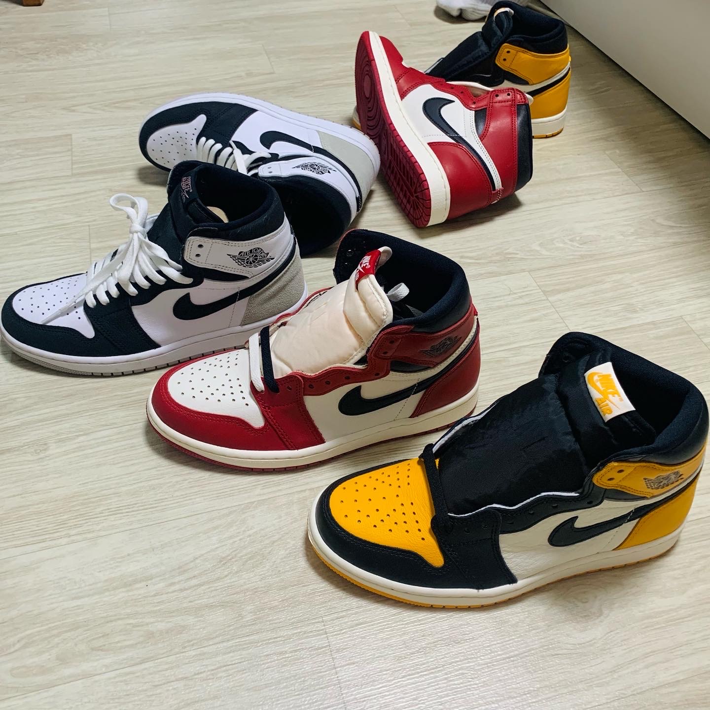 Jordan 1 Retro High OG Taxi, Jordan 1 Retro High OG Chicago 2022 착용 스타일 - 2