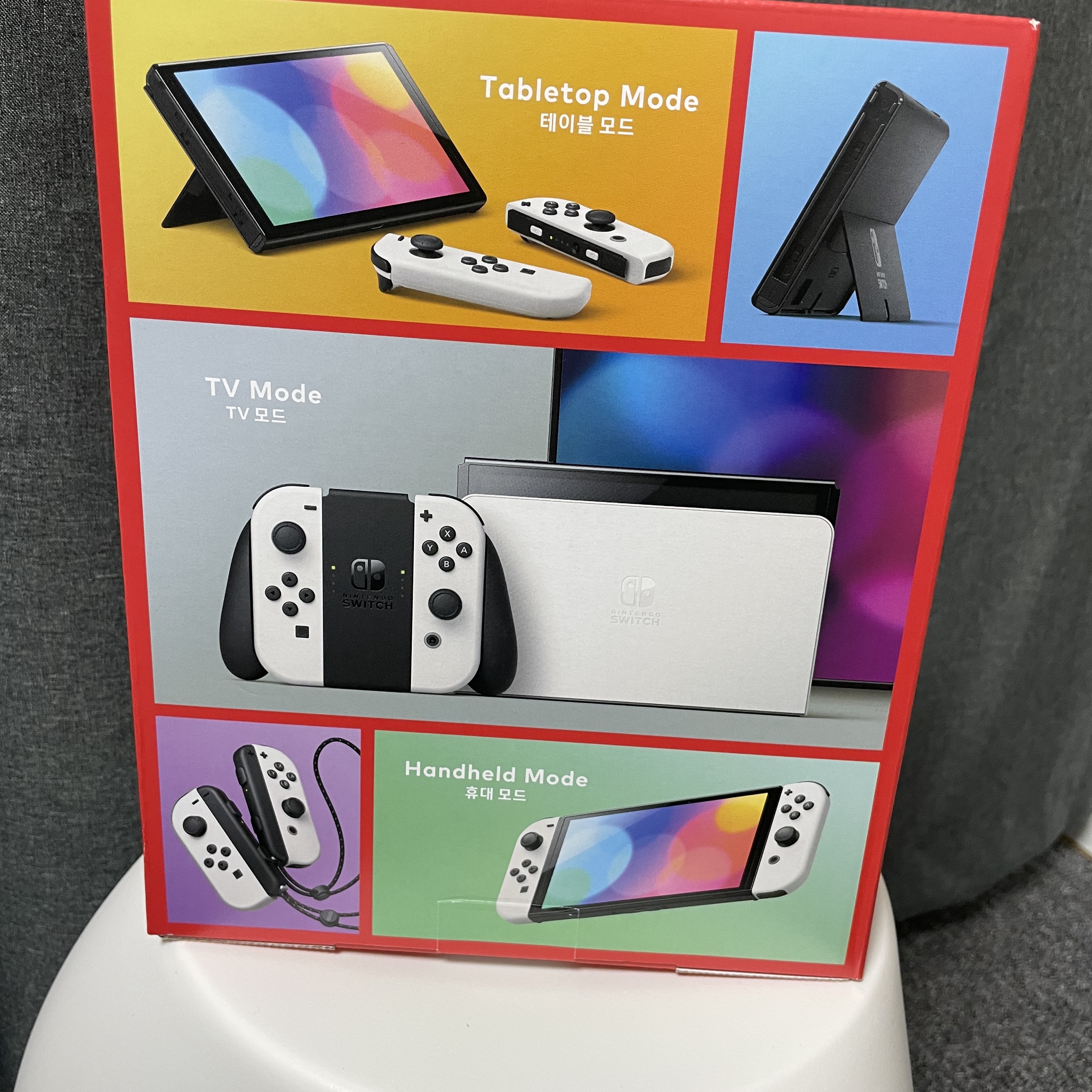 Nintendo Switch OLED White (Korean Ver.) 착용 스타일 - 3