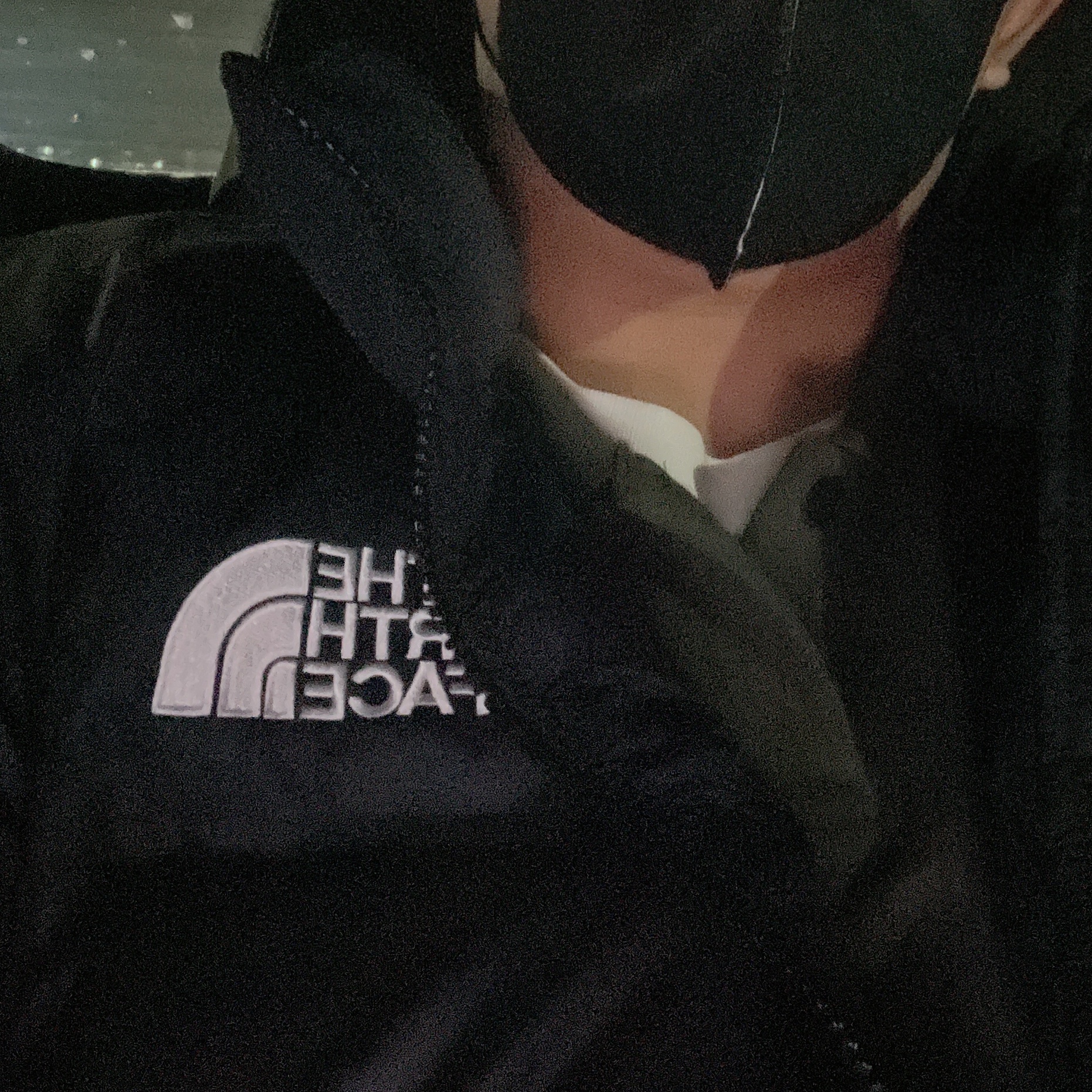 The North Face 1996 Eco Nuptse Jacket Black 착용 스타일