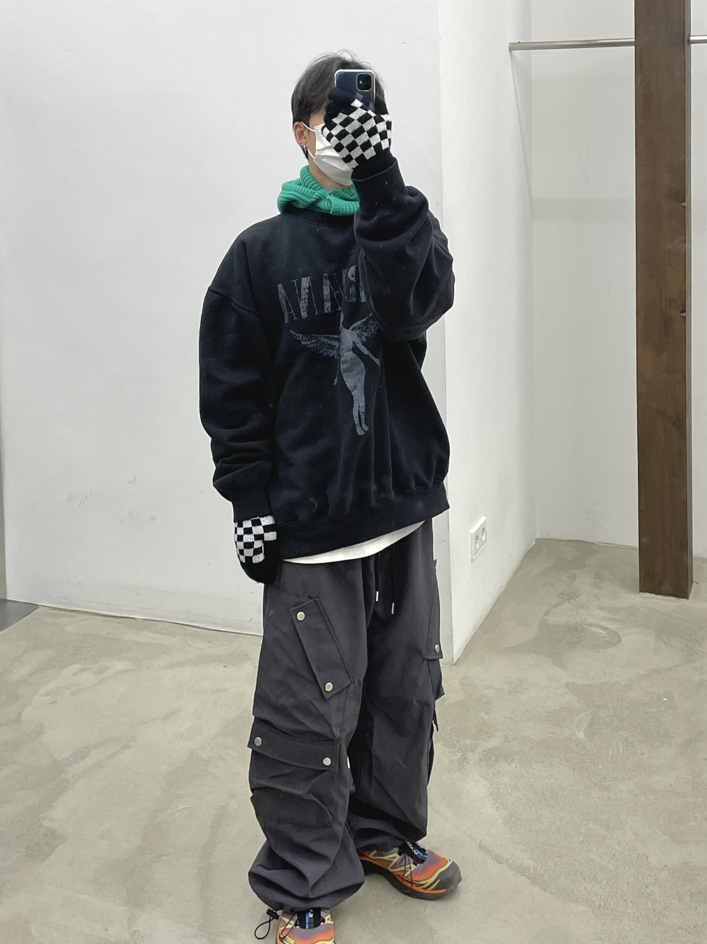 Salomon XT-6 Skyline Moonscape 착용 스타일