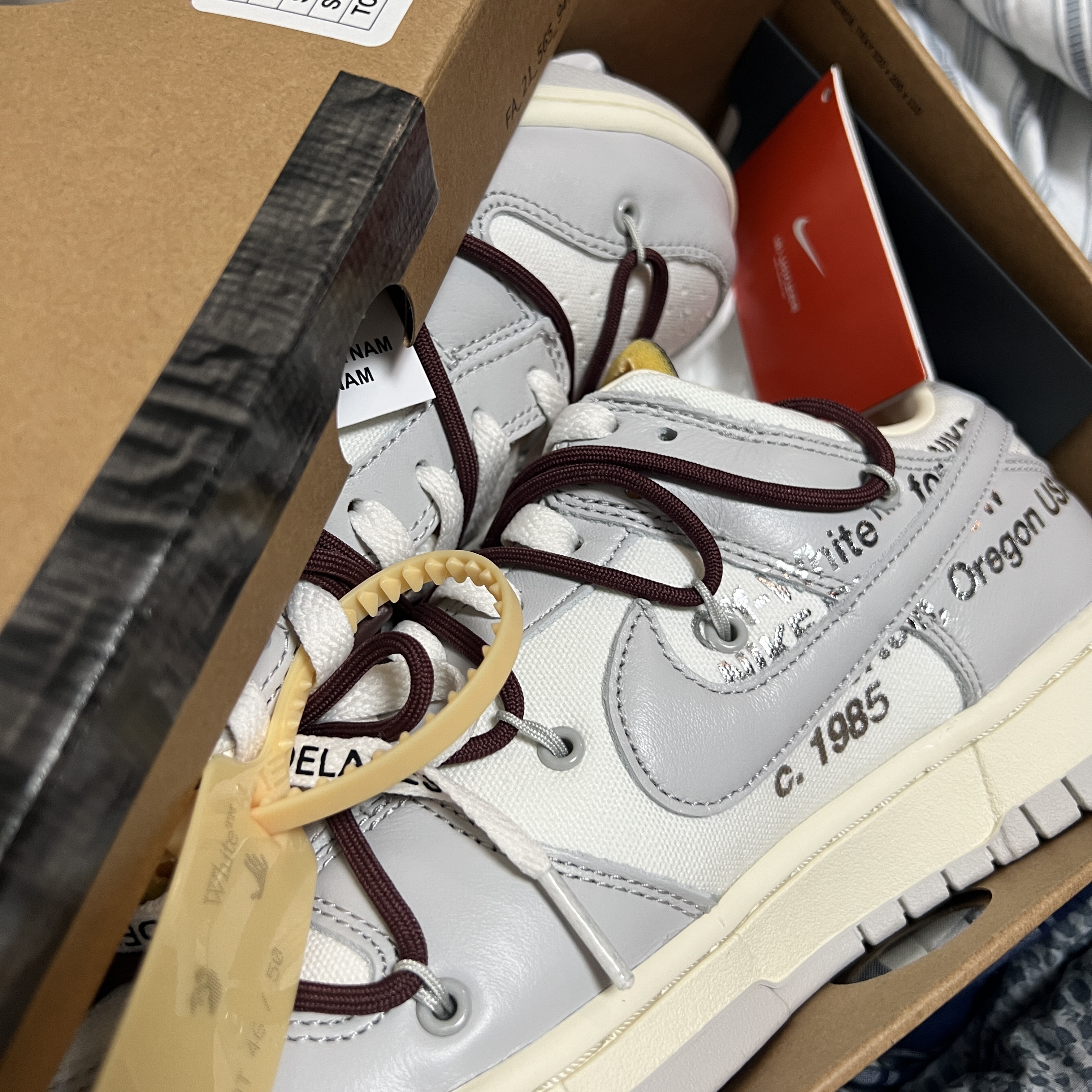 Nike x Off-White Dunk Low The 50 - Lot 46 착용 스타일