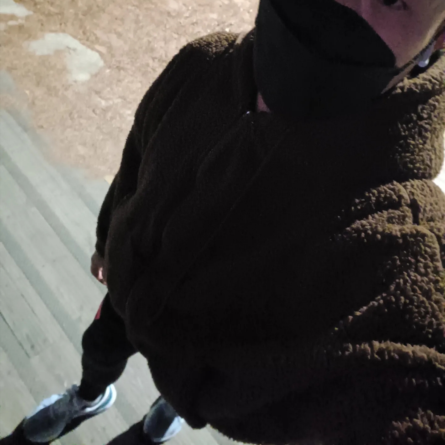 Nike React Infinity Run Flyknit 3 Triple Black, Nike React Infinity Run Flyknit 3 White Blue Orbit 착용 스타일 - 1
