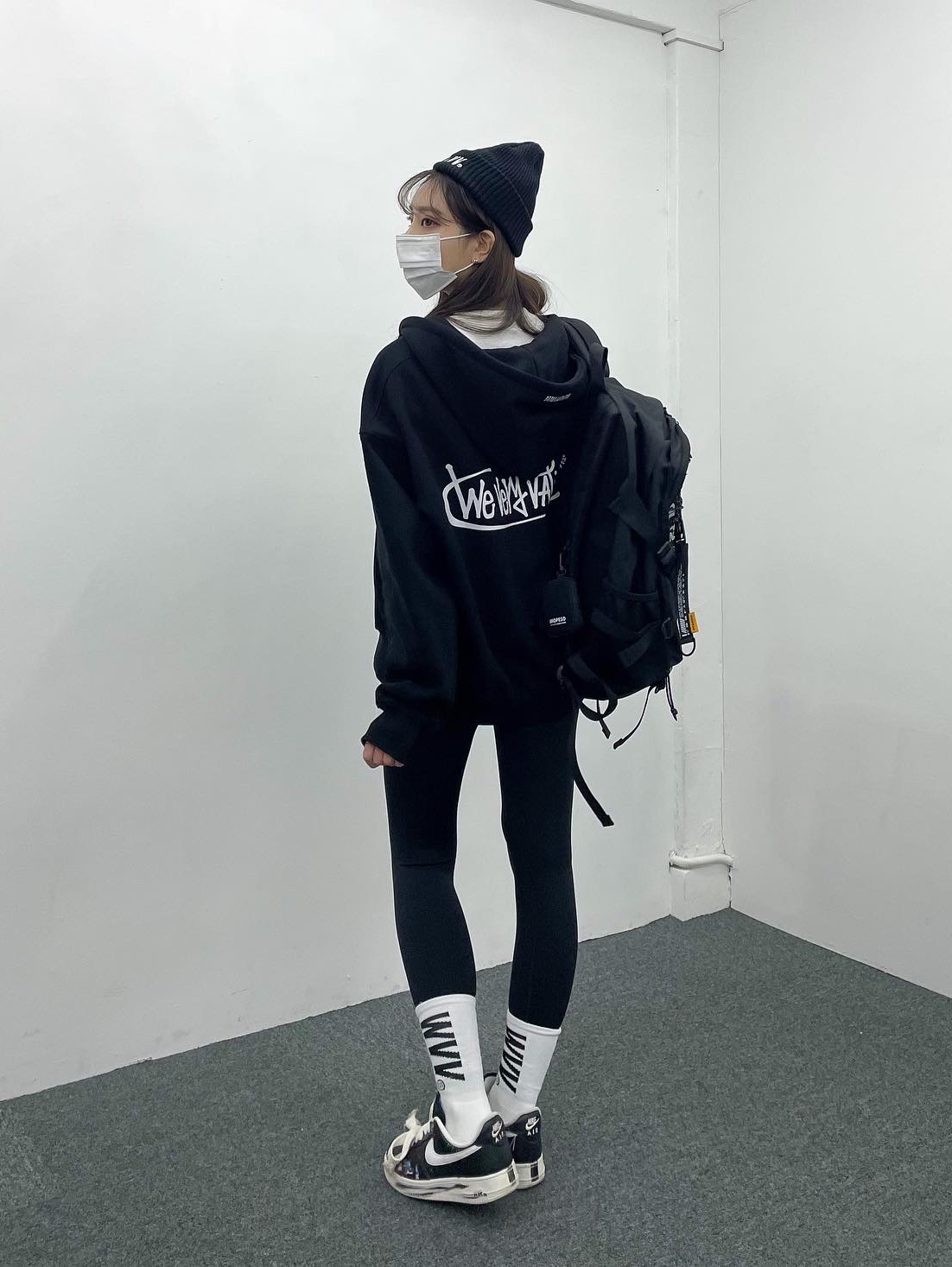 Nike x Peaceminusone Air Force 1 Low Para-Noise 착용 스타일 - 2