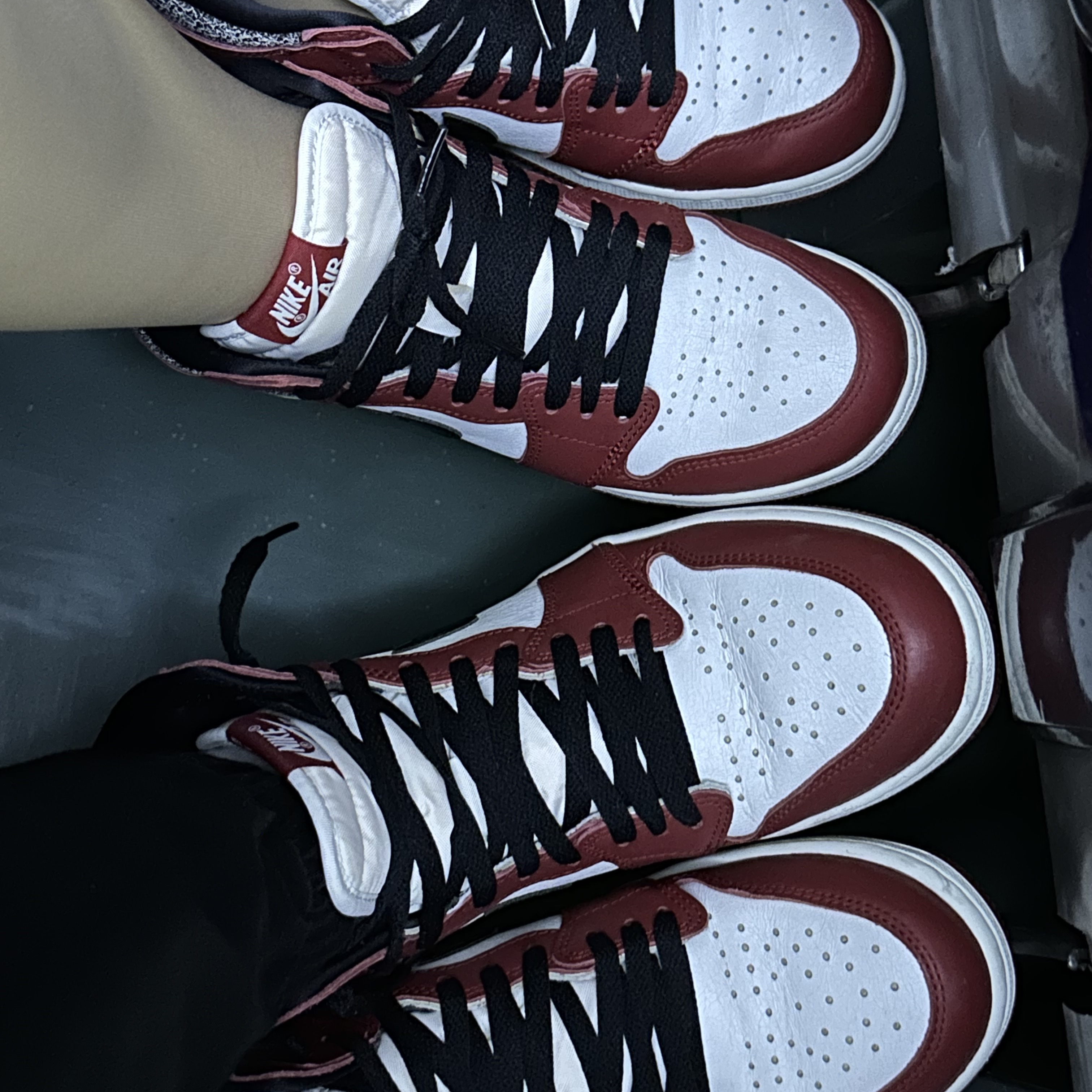 Jordan 1 Retro High OG Chicago 2022, (GS) Jordan 1 Retro High OG Chicago 2022 착용 스타일