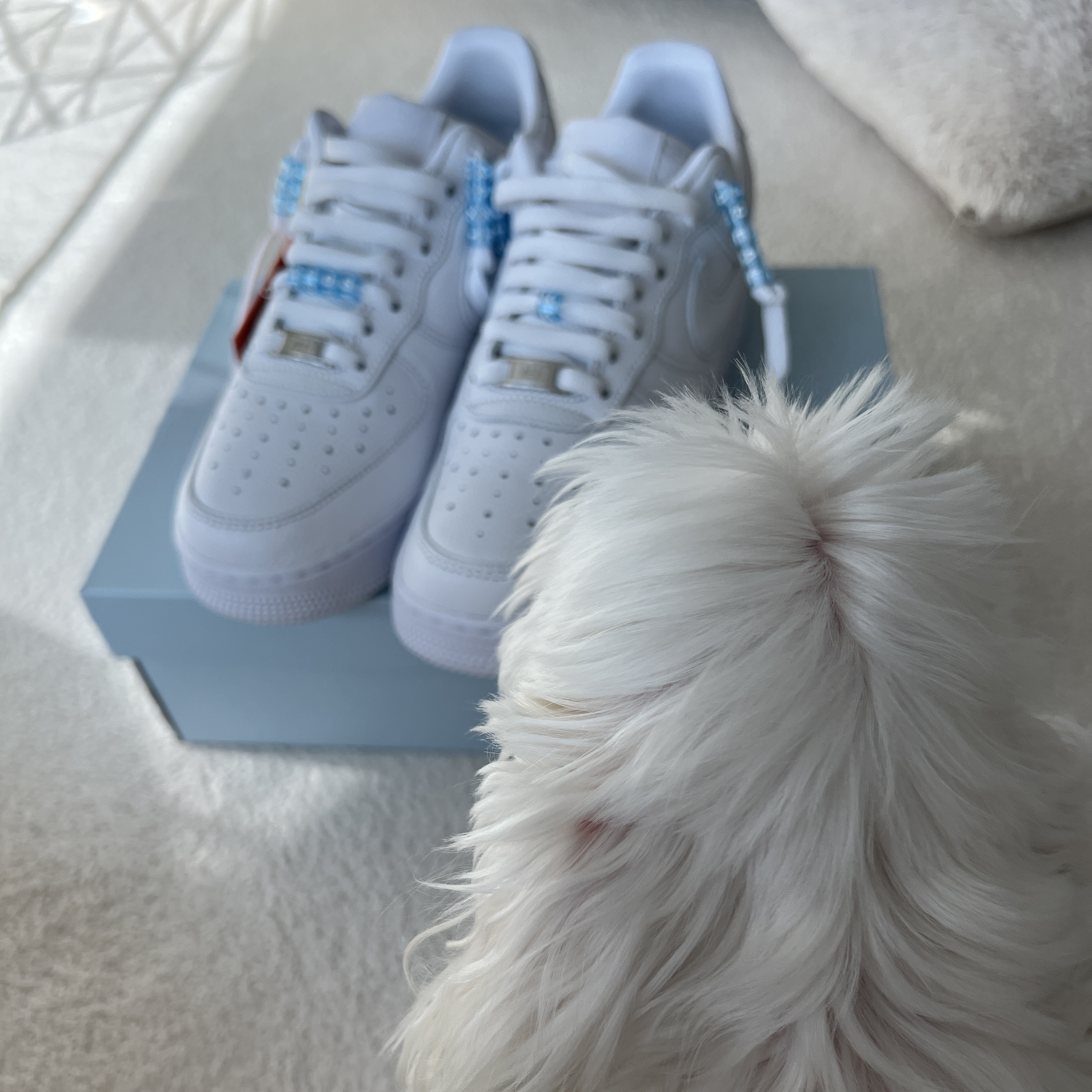 Nike x Drake Nocta Air Force 1 Low SP Certified Lover Boy White 착용 스타일 - 3