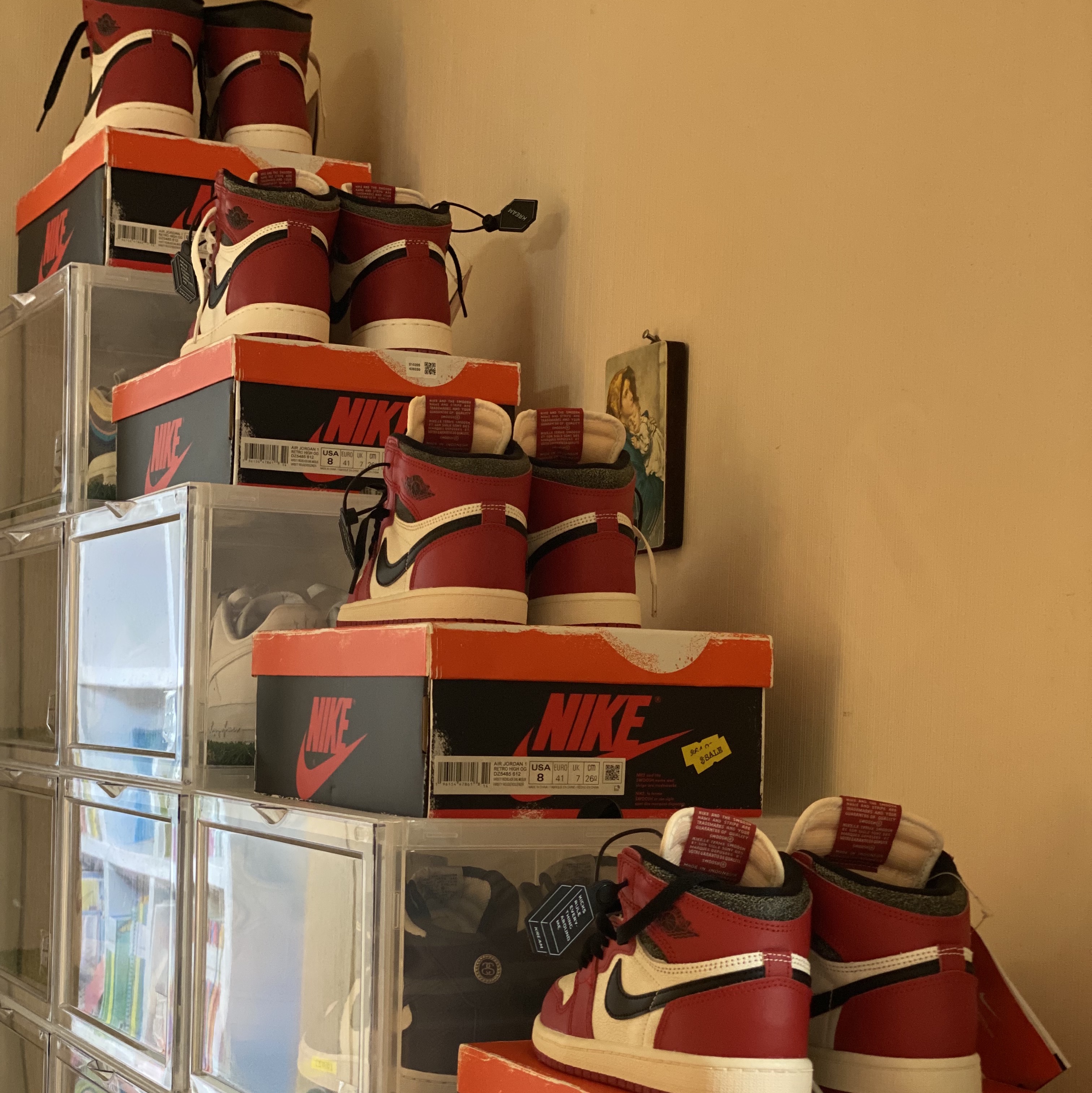 Jordan 1 Retro High OG Chicago 2022, (GS) Jordan 1 Retro High OG Chicago 2022 착용 스타일