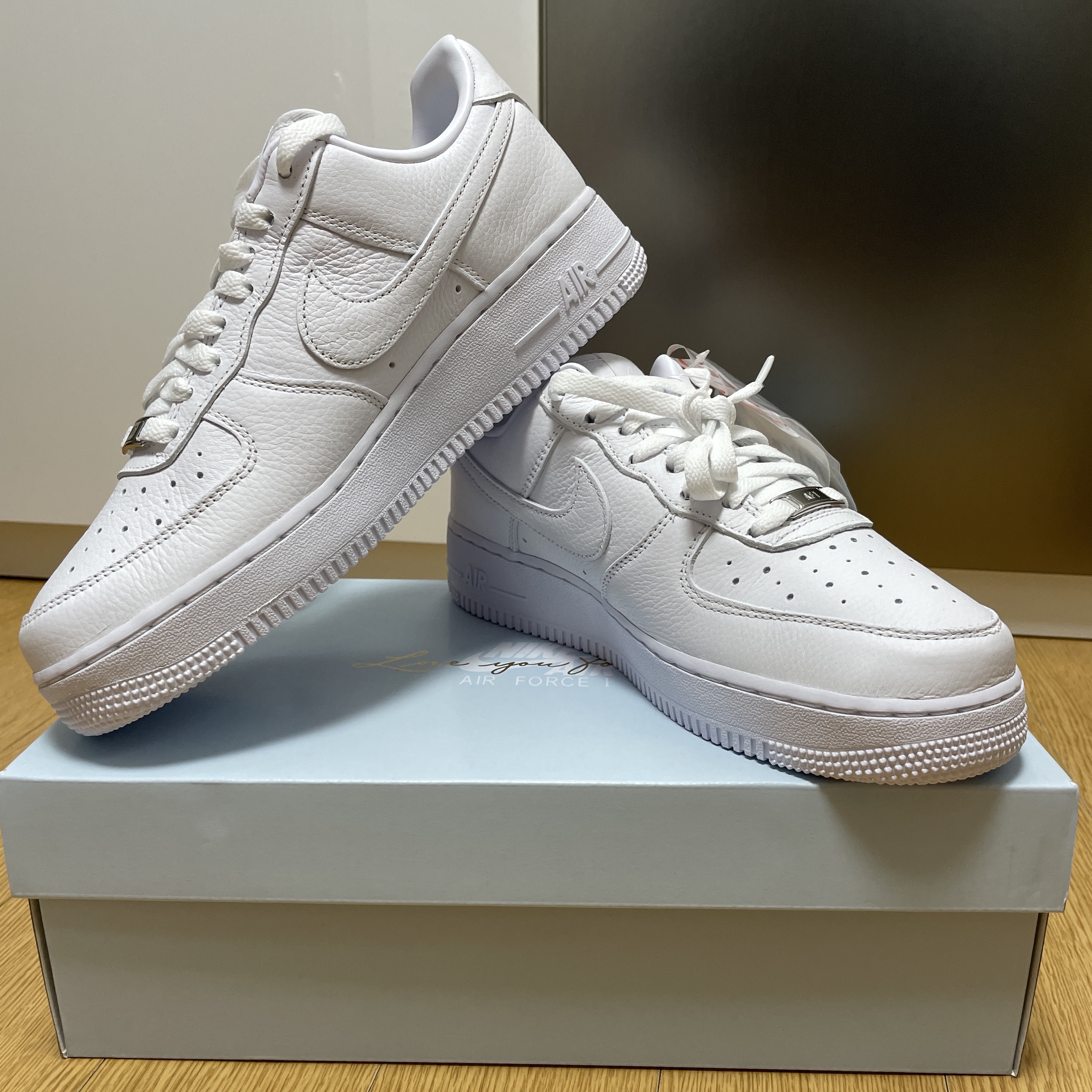 Nike x Drake Nocta Air Force 1 Low SP Certified Lover Boy White 착용 스타일