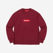 Supreme Box Logo Crewneck Cardinal - 22FW