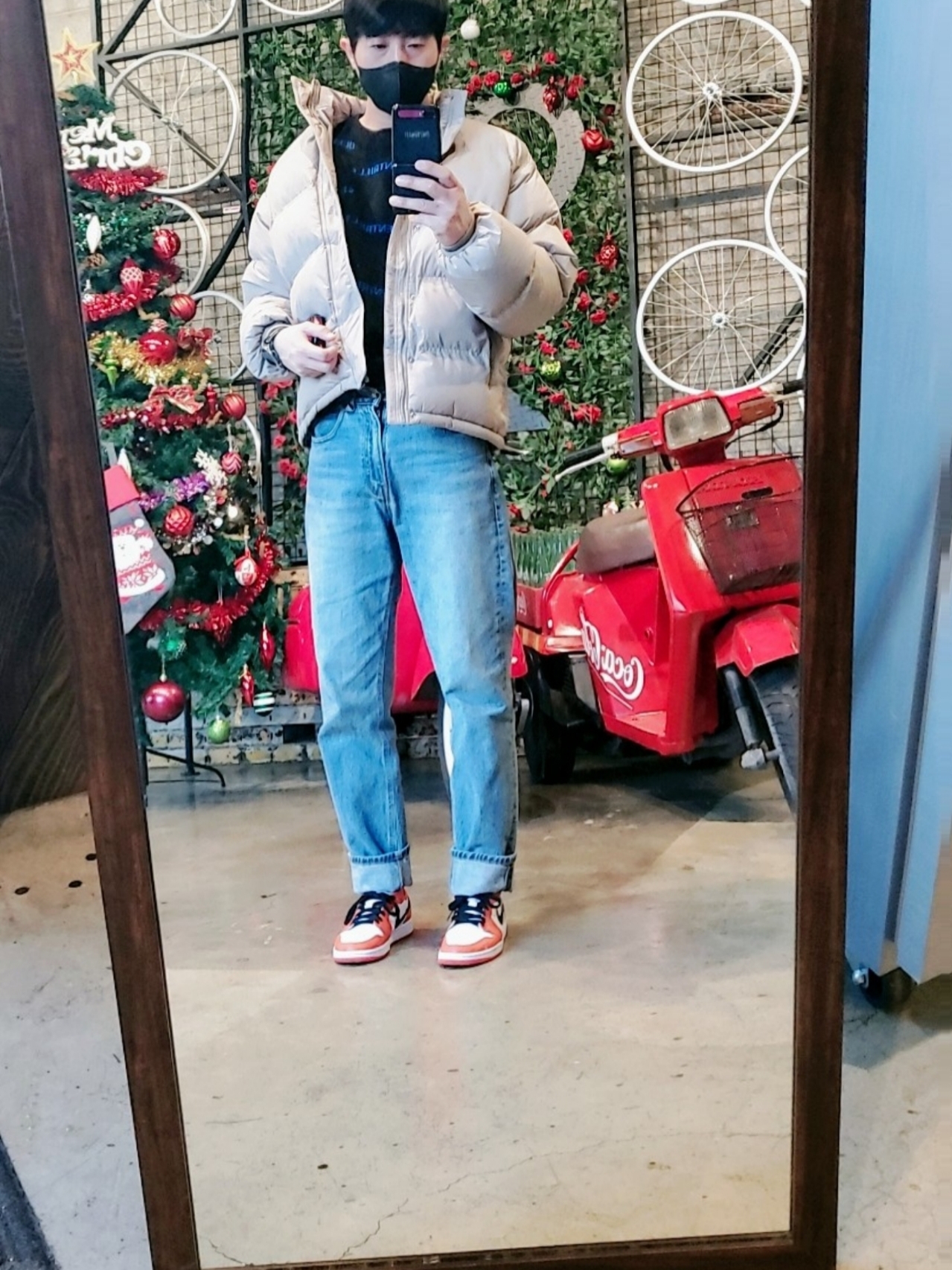 (W) Jordan 1 Low OG Starfish 착용 스타일 - 1