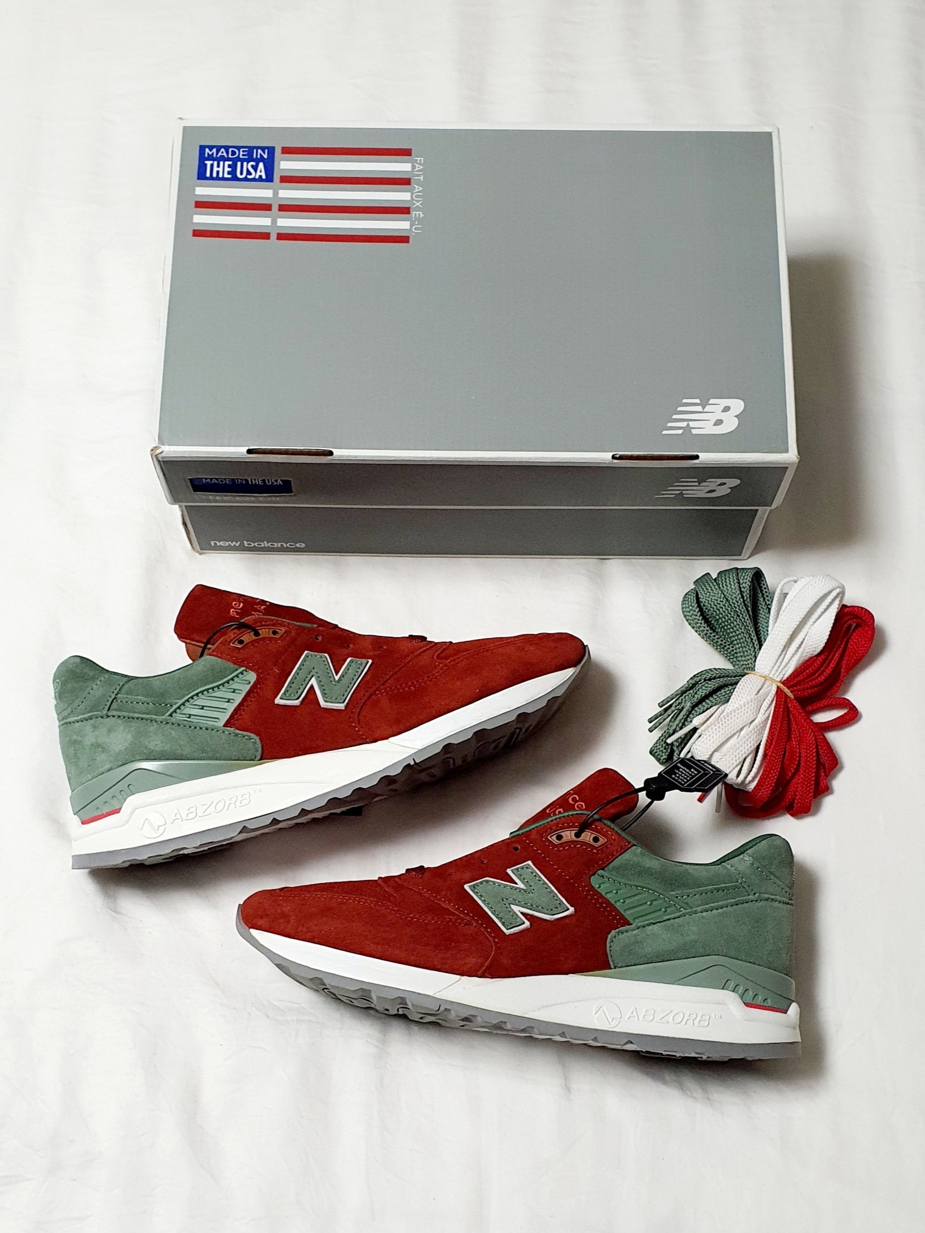 New Balance x Concepts 998 Made in USA City Rivalry Boston 착용 스타일 - 3