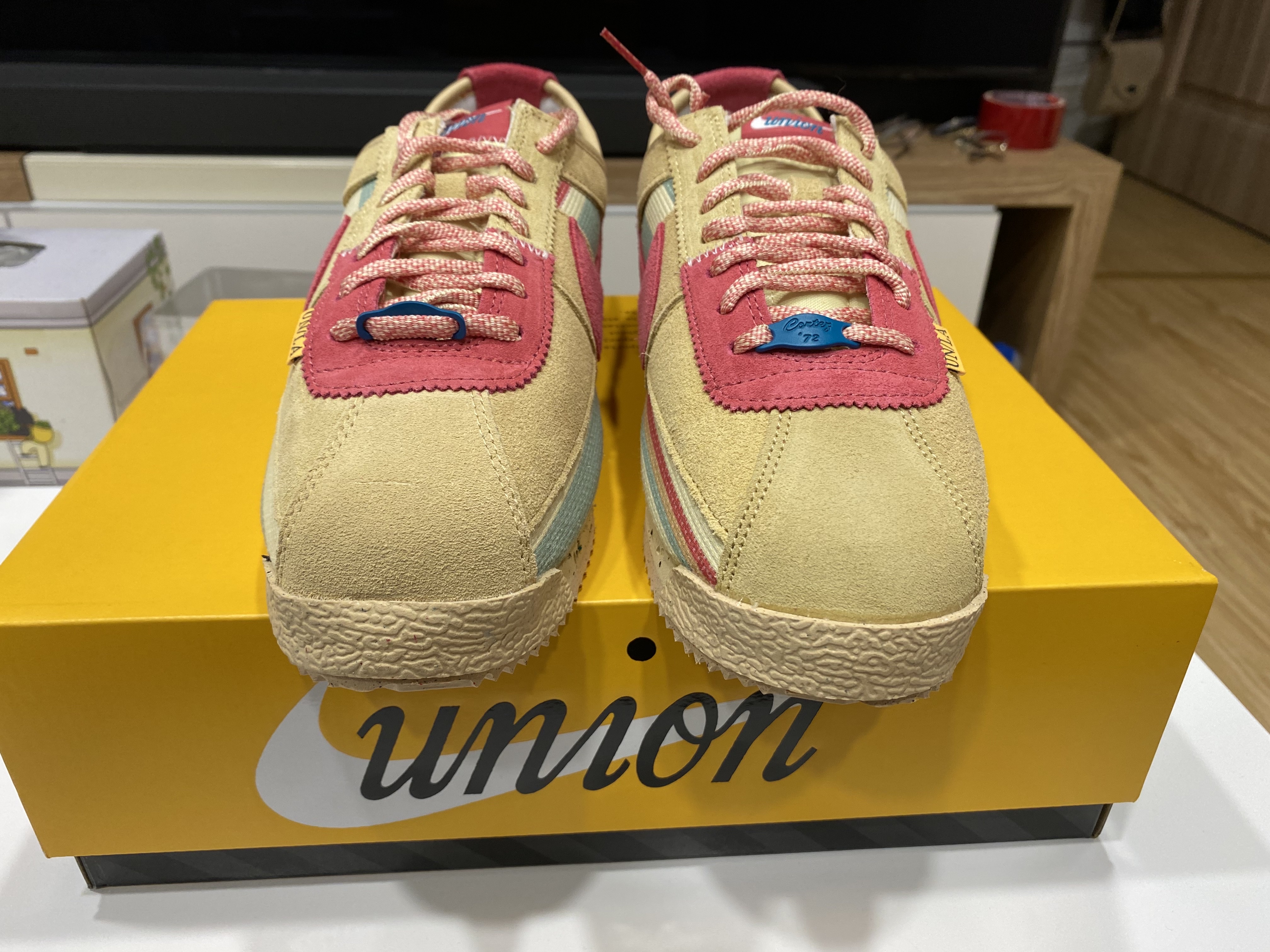 Nike x Union Cortez SP Sesame 착용 스타일 - 1