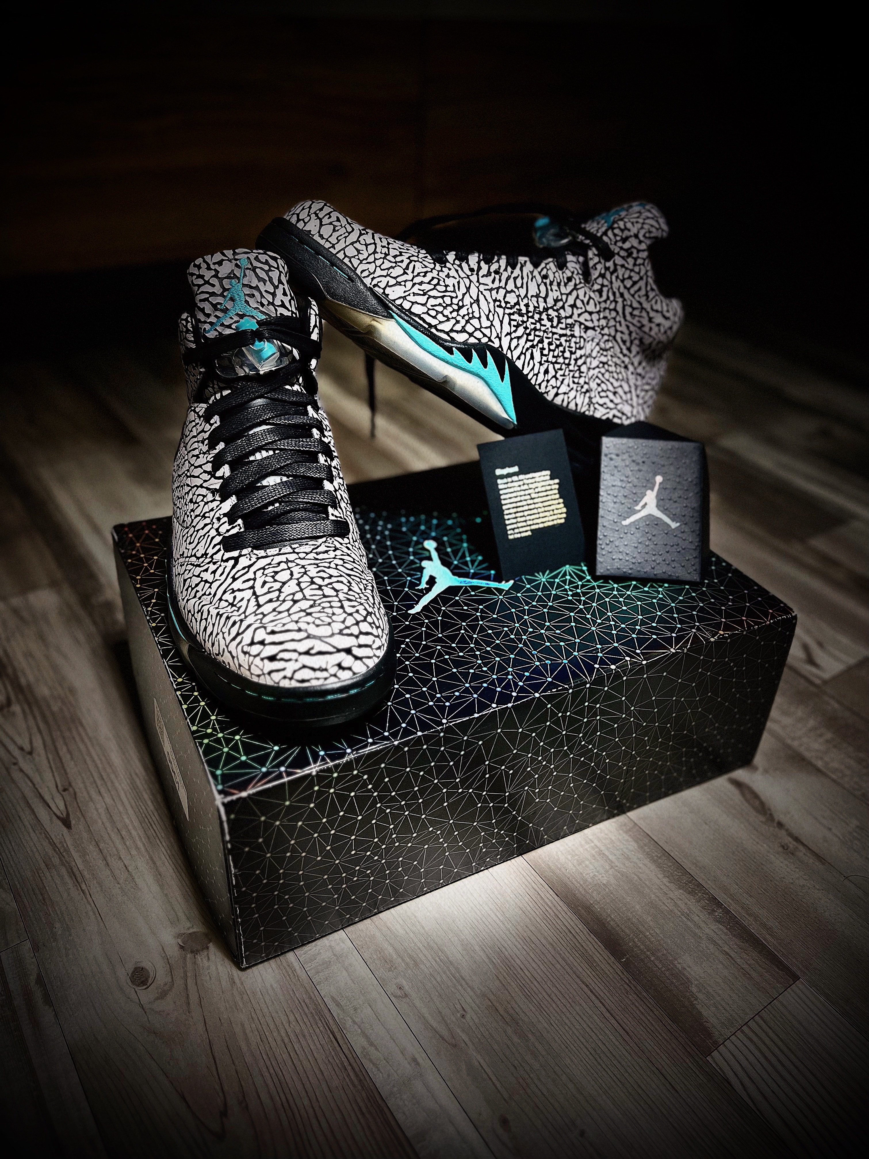 Jordan 5 Retro 3Lab5 Cement Grey 착용 스타일 - 1