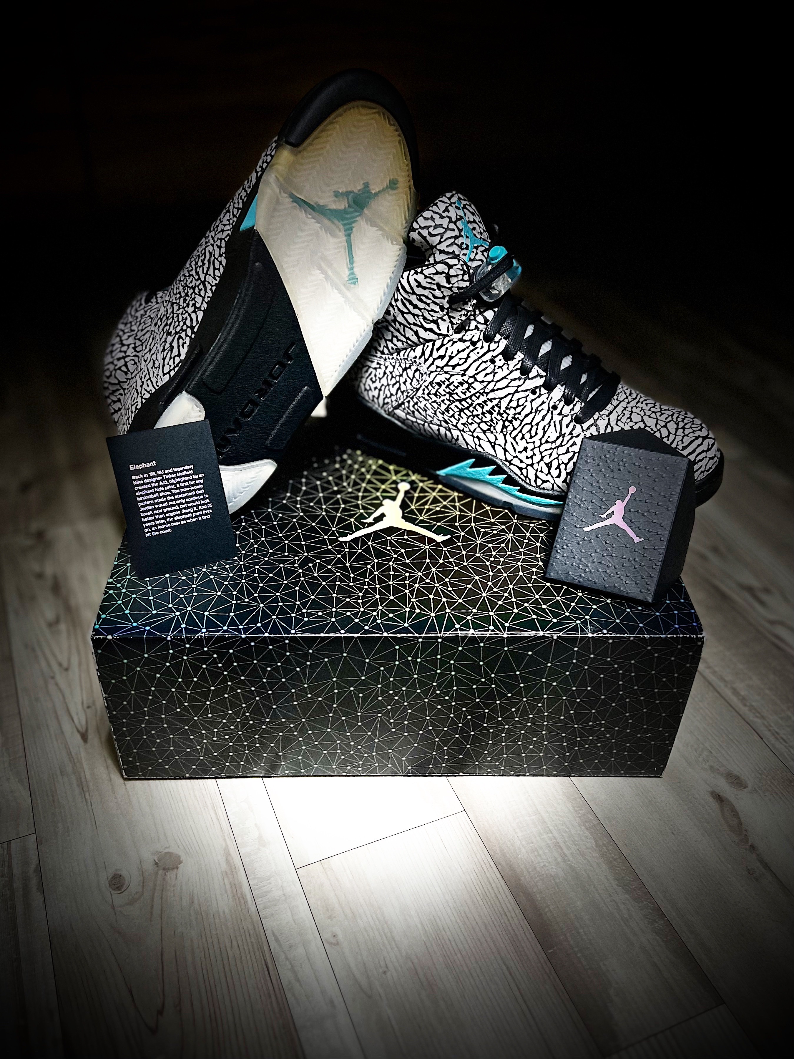 Jordan 5 Retro 3Lab5 Cement Grey 착용 스타일 - 2