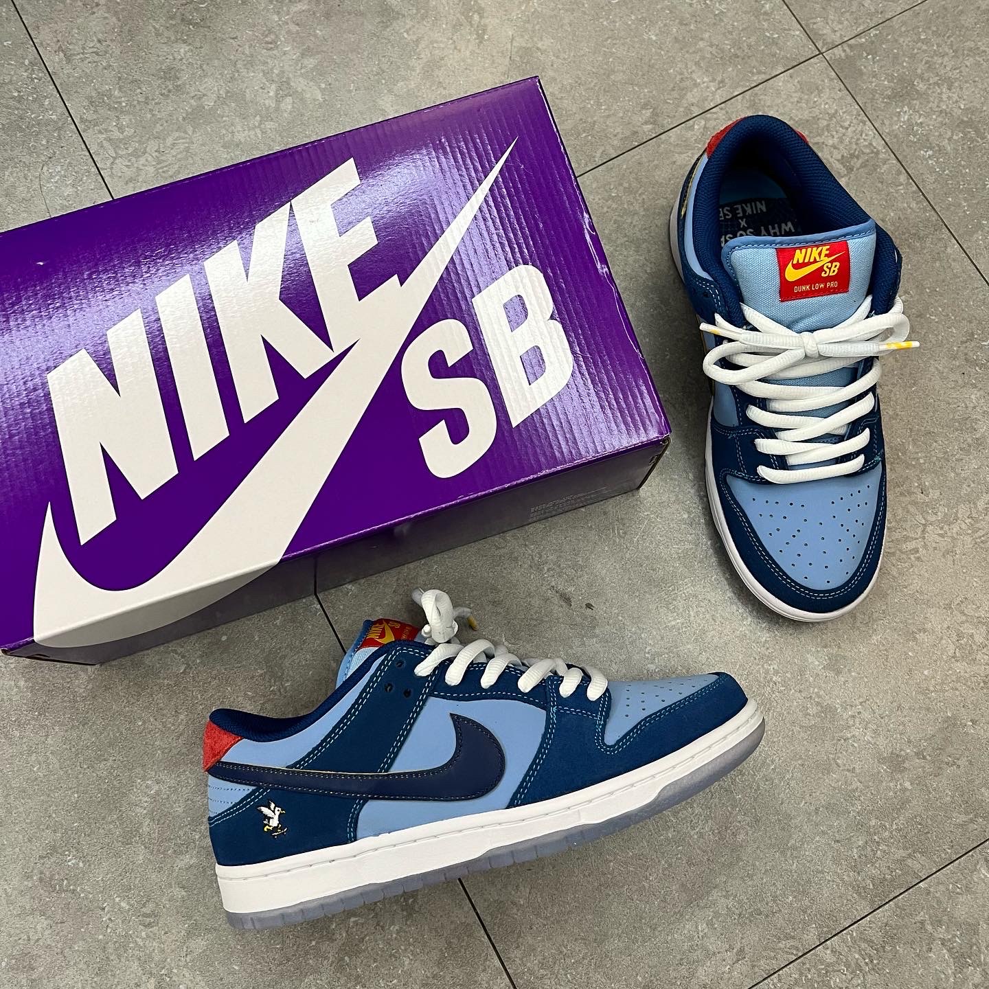 Nike x Why So Sad? SB Dunk Low Pro Coastal Blue 착용 스타일